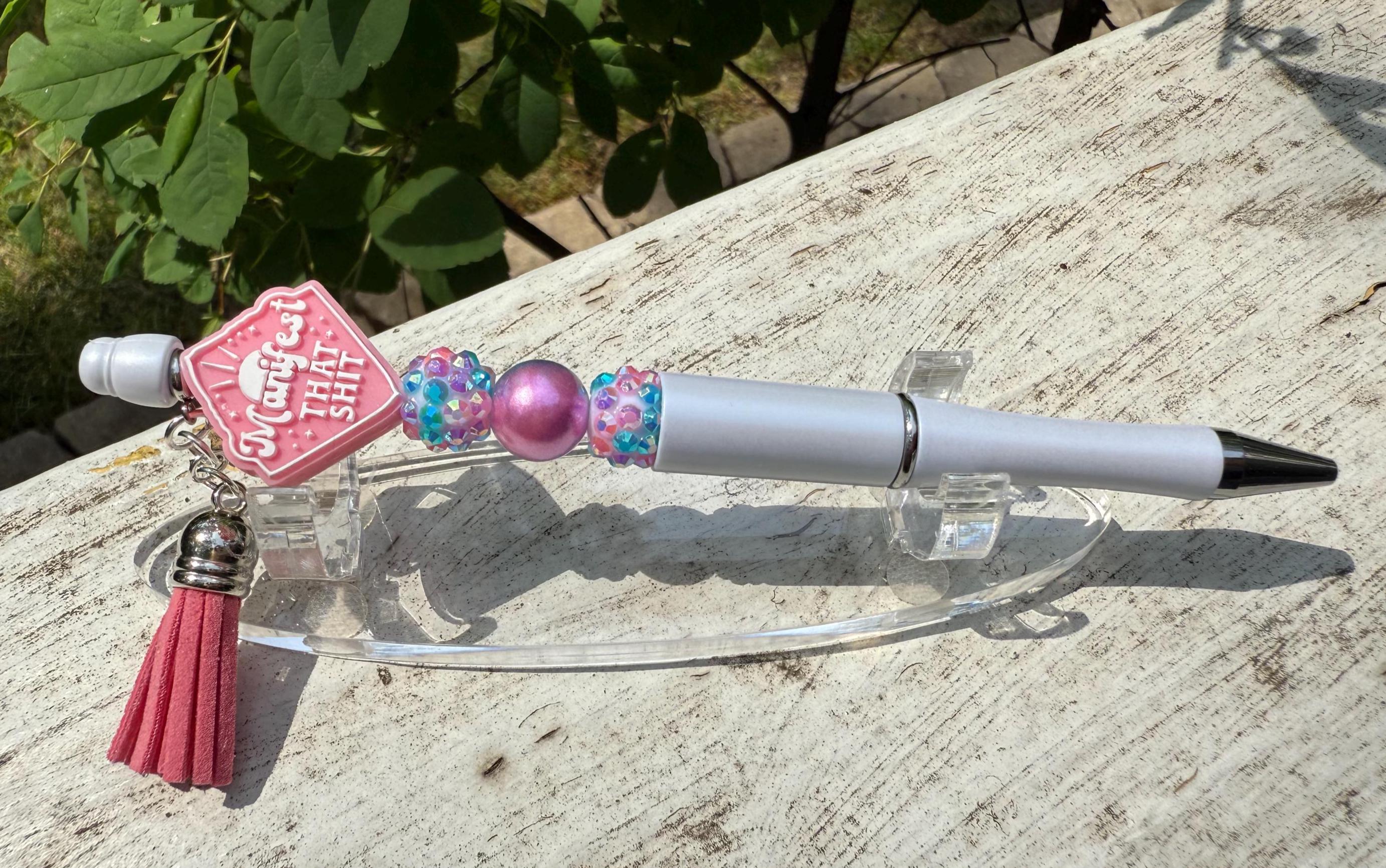 Manifest that Sh*t Hand Beaded Pen