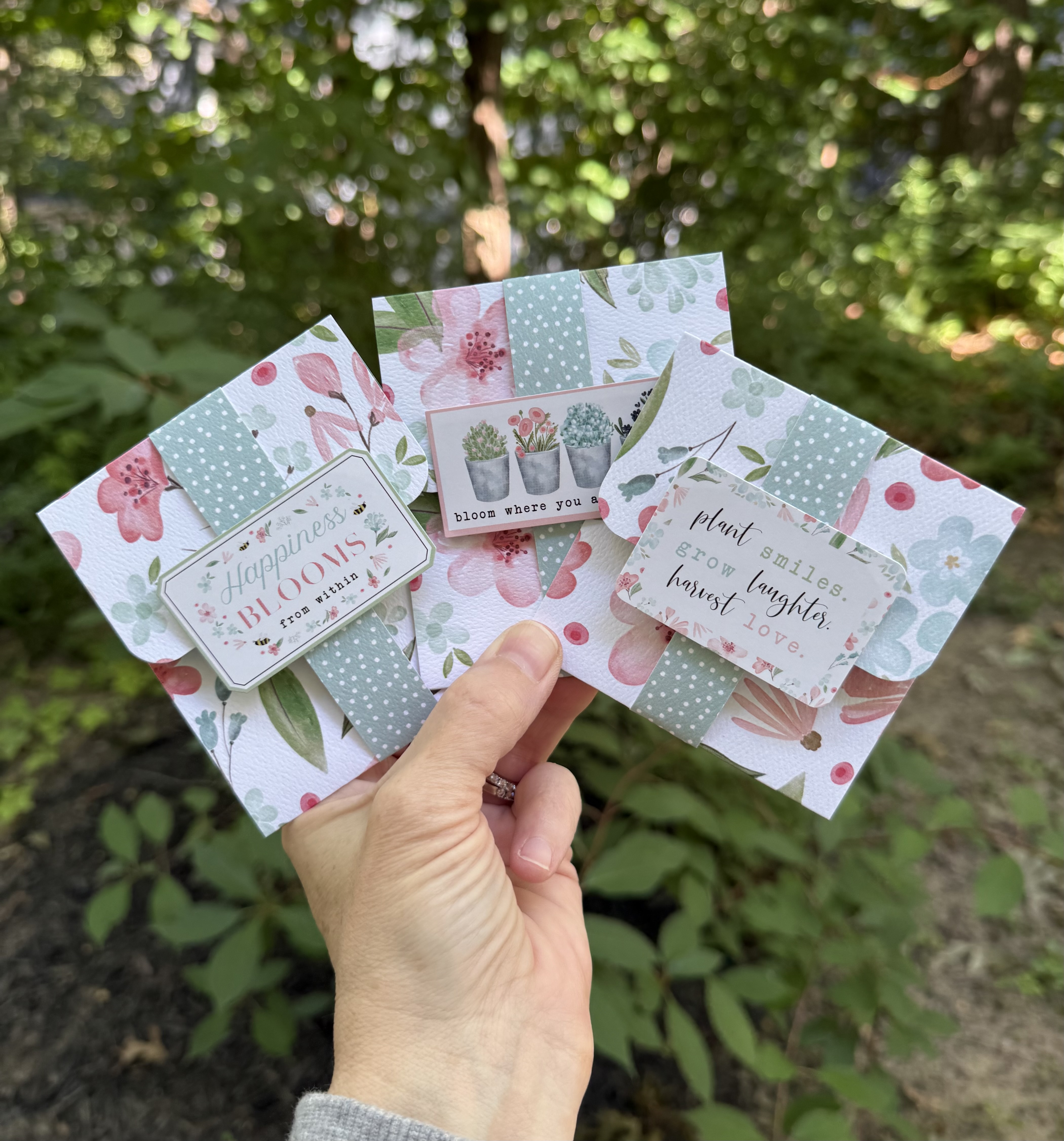 Handmade Uplifting All Occasion Gift Card Holders