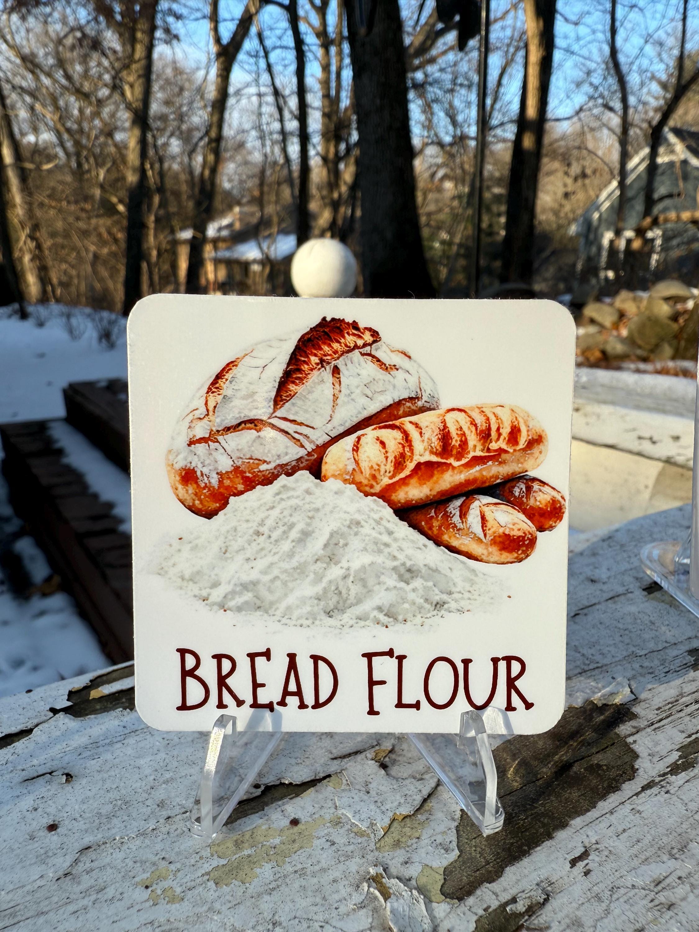 Kitchen Essentials Flour Container Labels 