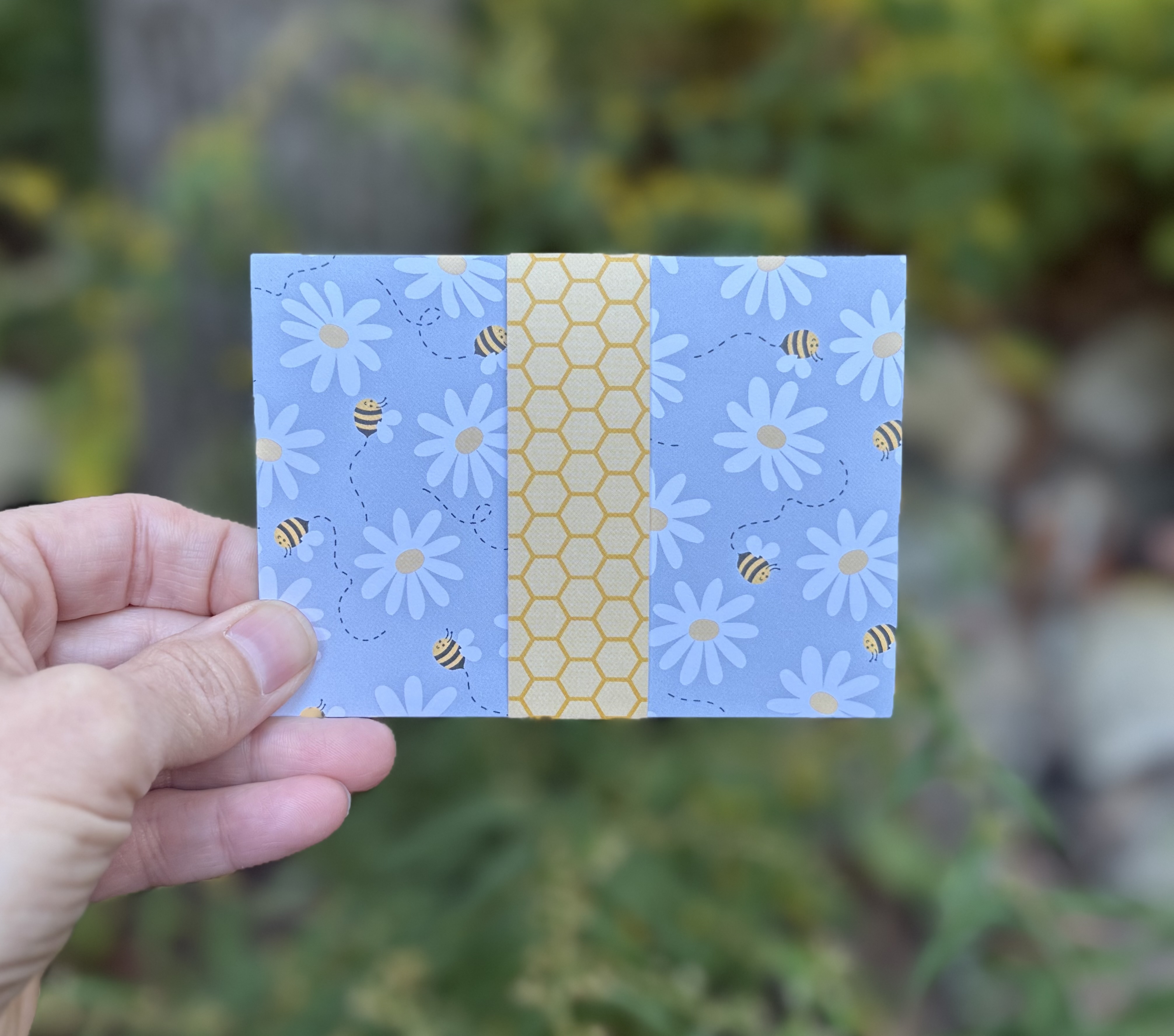 Buzzing with Gratitude Handmade Thank You Card – 3D Bee Card with Envelope