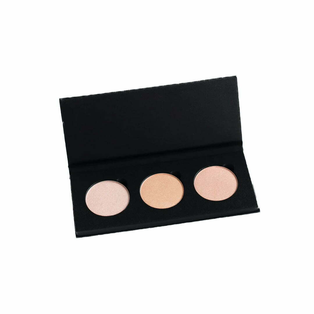 Kristina Beauty Highlighter Palette Golden Day