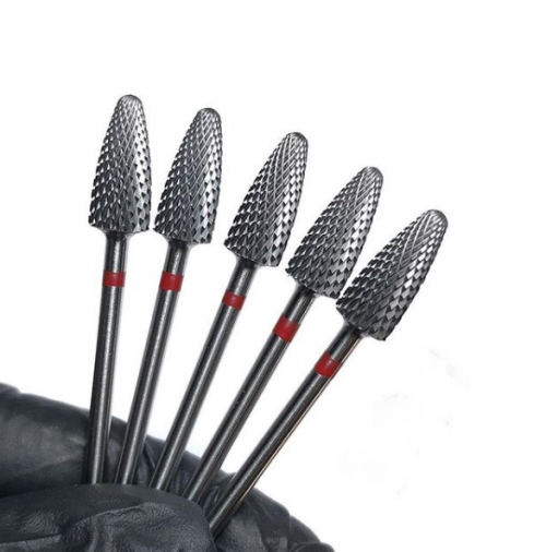 Nail Drill Bit Shellac Removal Red