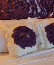 Flower Hand Felted Cushion Cover