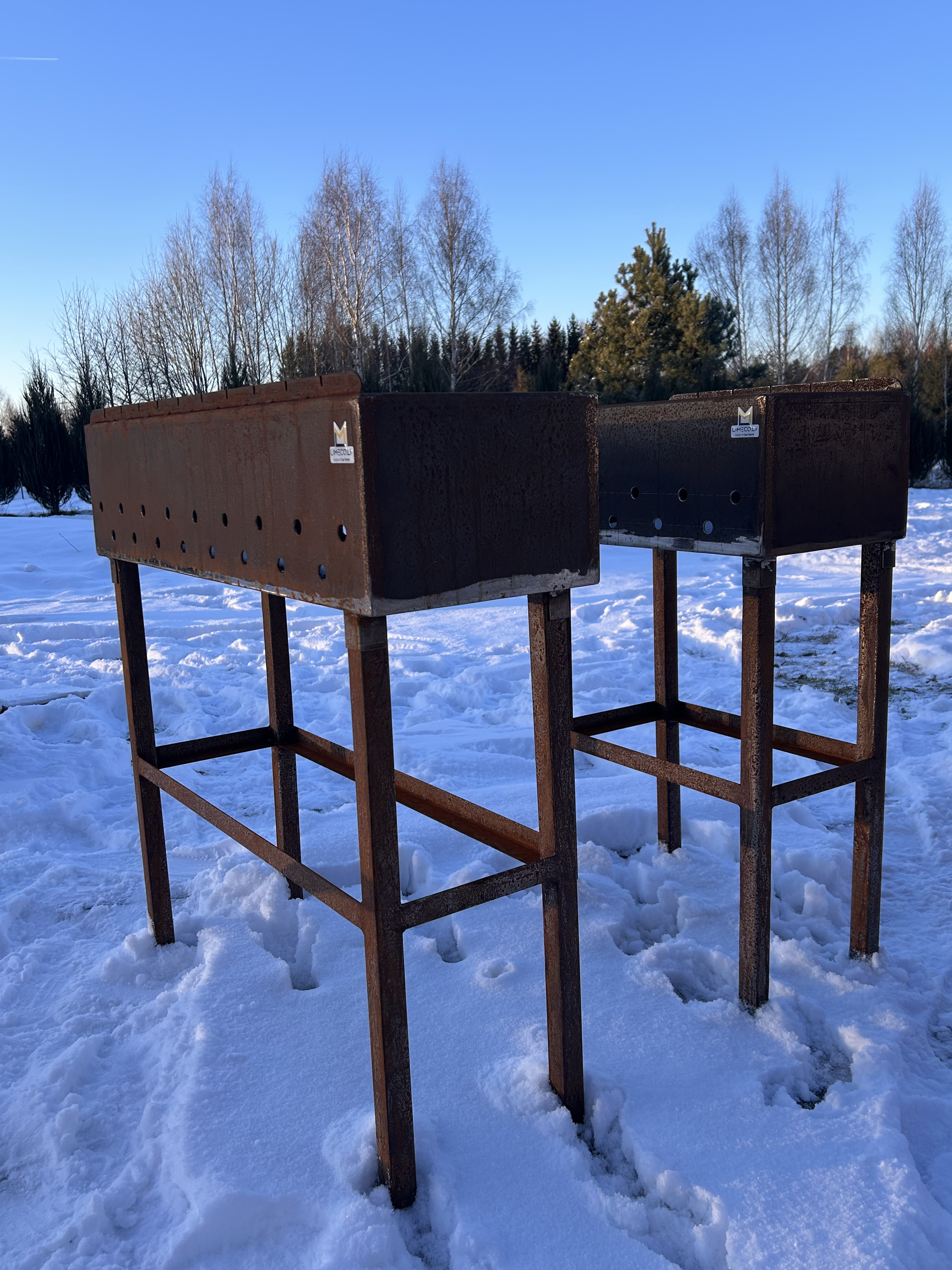 Klasikinė corten šašlykinė (M dydžio)