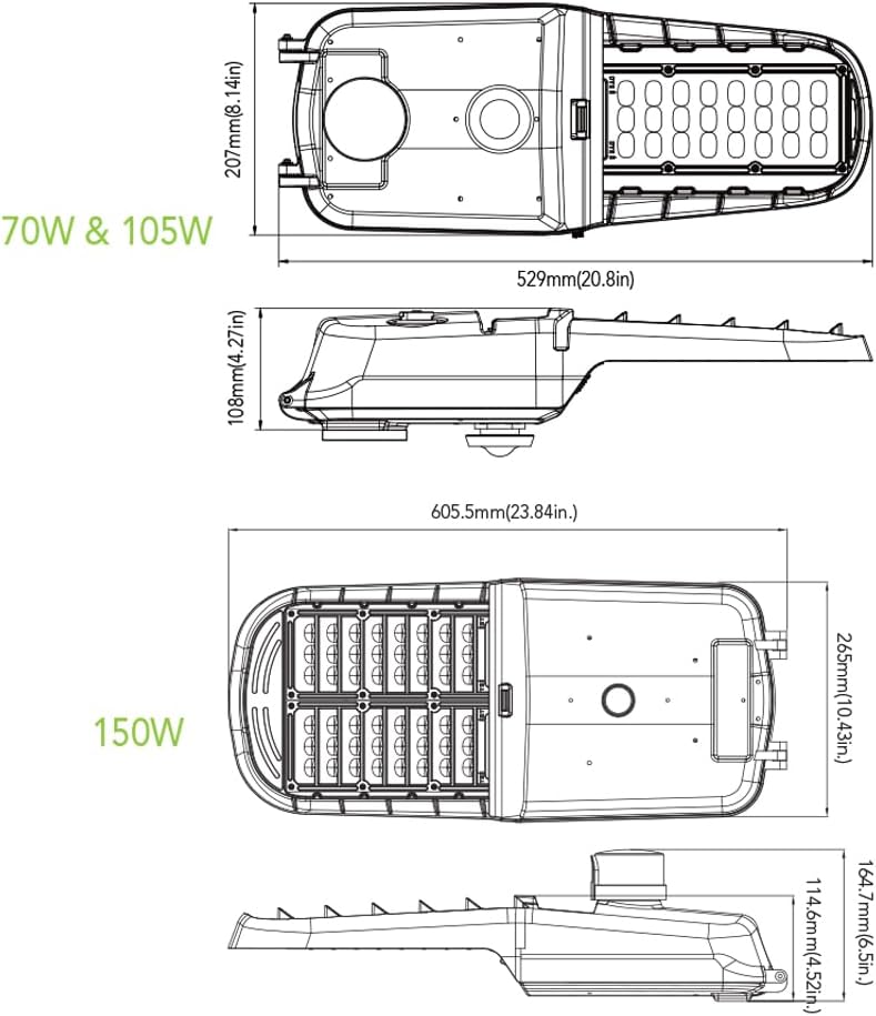 LUMINARIA TIPO COBRA 70W