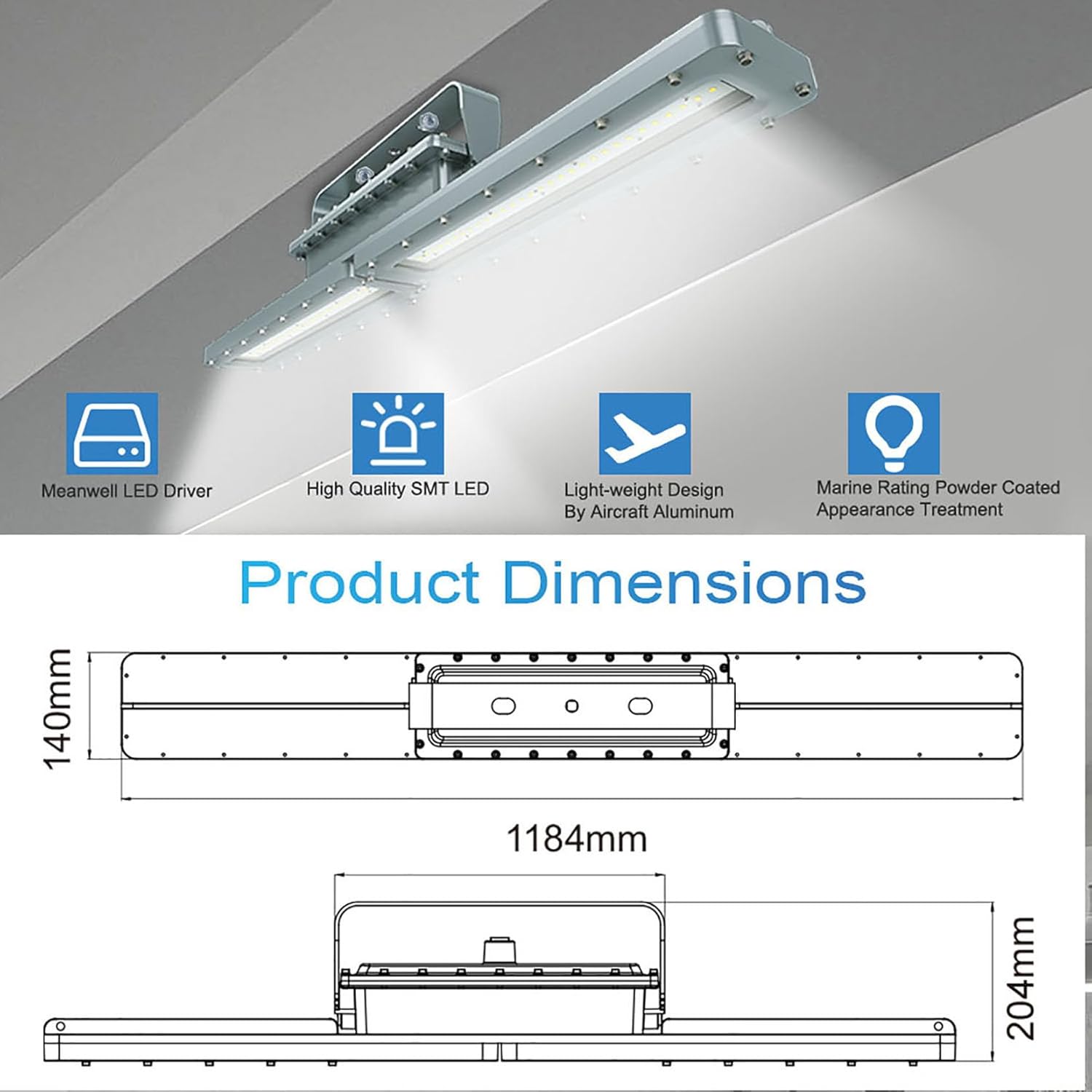 LUM. PRUEBA DE EXPLOSION 60W 4' PIES clase I División II