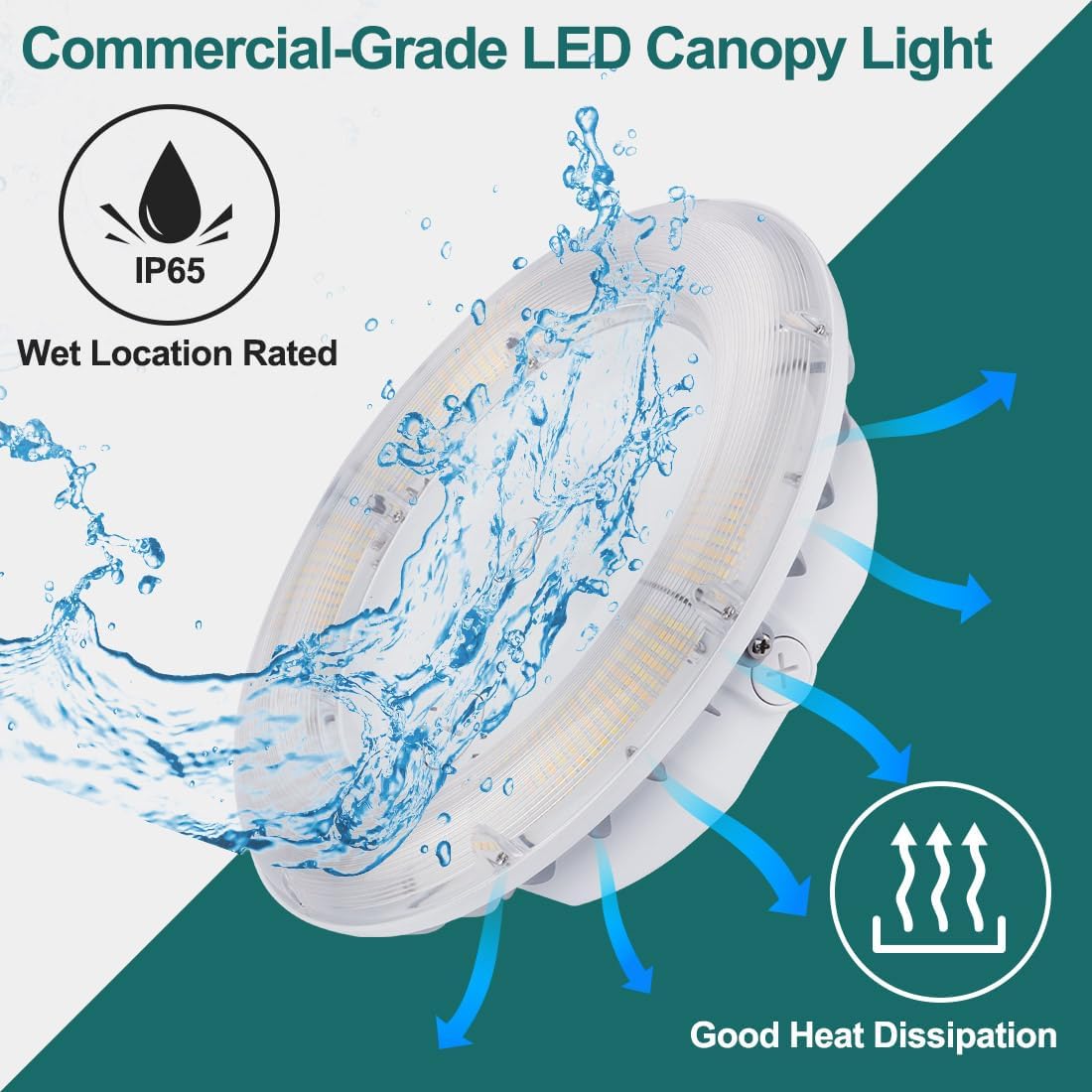 CANOPY REDONDO 60/80/100W SELECTABLE