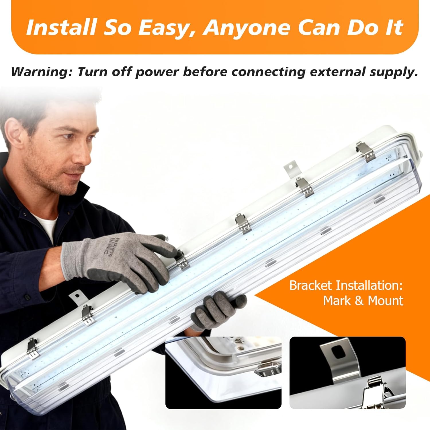 LAMPARA A PRUEBA DE EXPLOSIONES 4'' PIES 50W