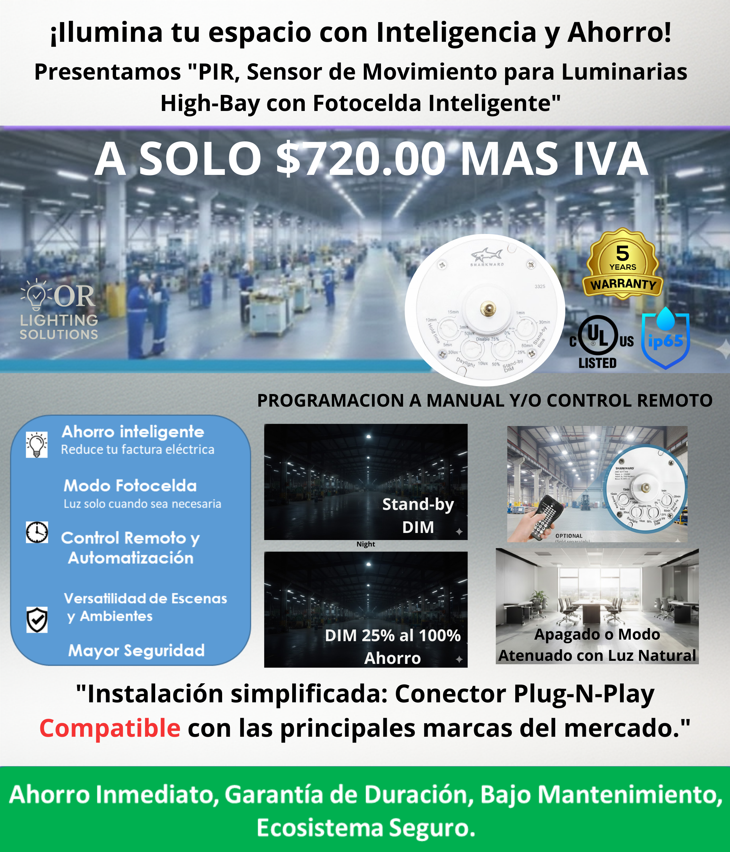 SENSOR PACK CON PERILLA AJUSTABLE SPHB,UHBS,UHBS2,EZB