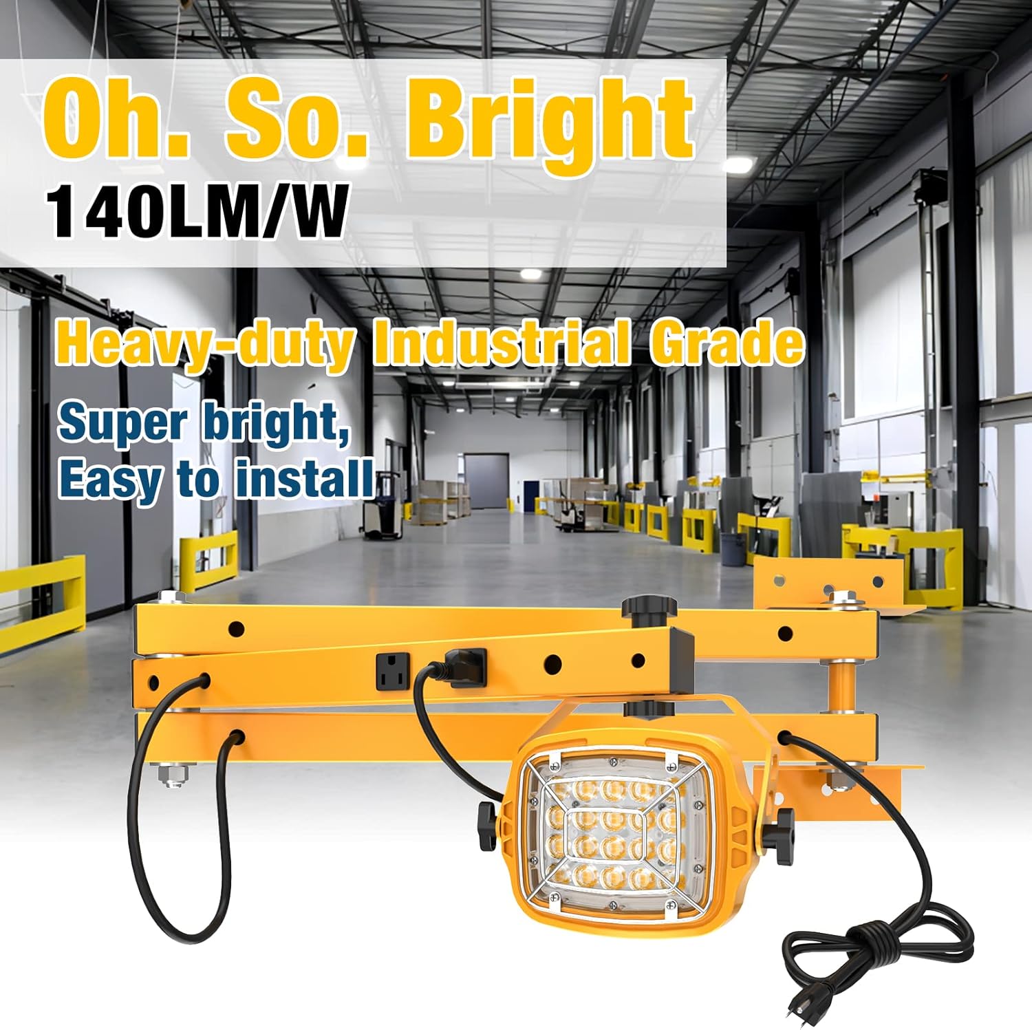 Luz de Muelle Doble Brazo(Dock Light) LED 50W, 7,000 LMS