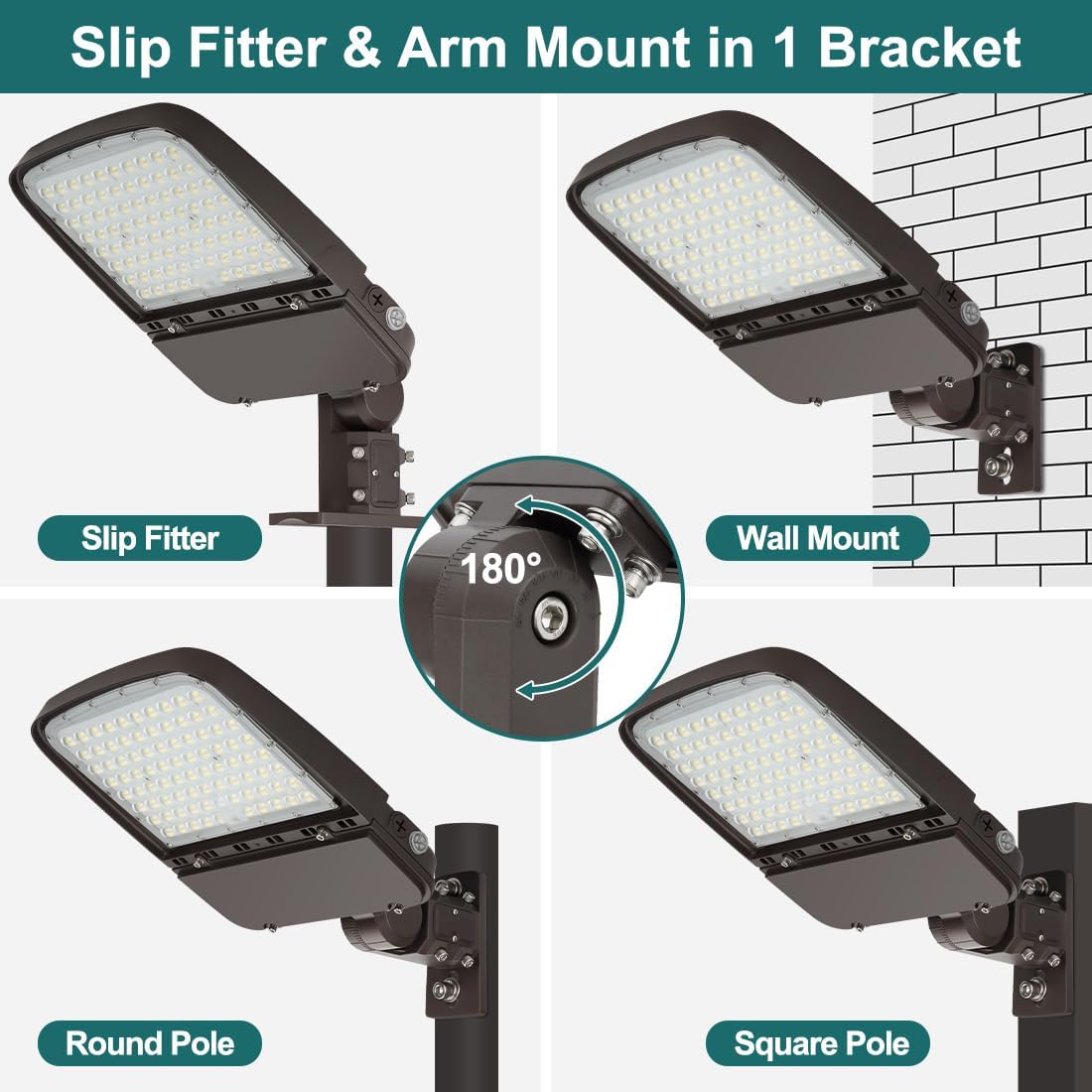 PARKING LOT 75W/100W/150W ajustable