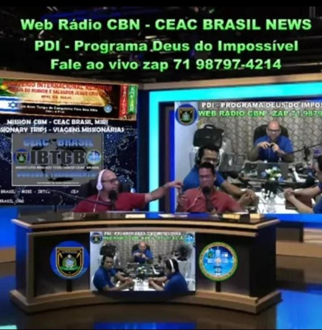 Agende seu programa na Web Rádio CBN