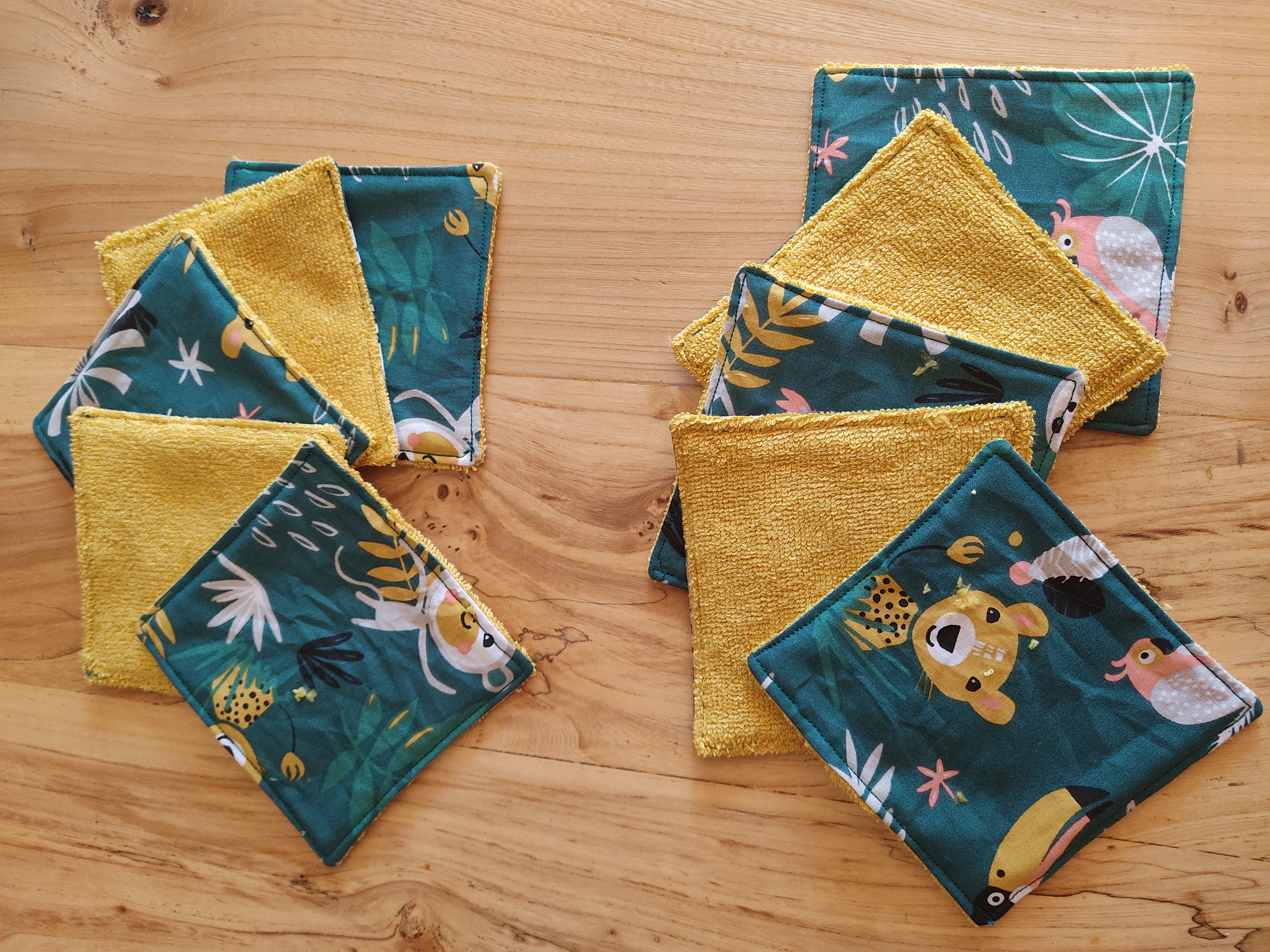 Lot de Lingettes Lavables