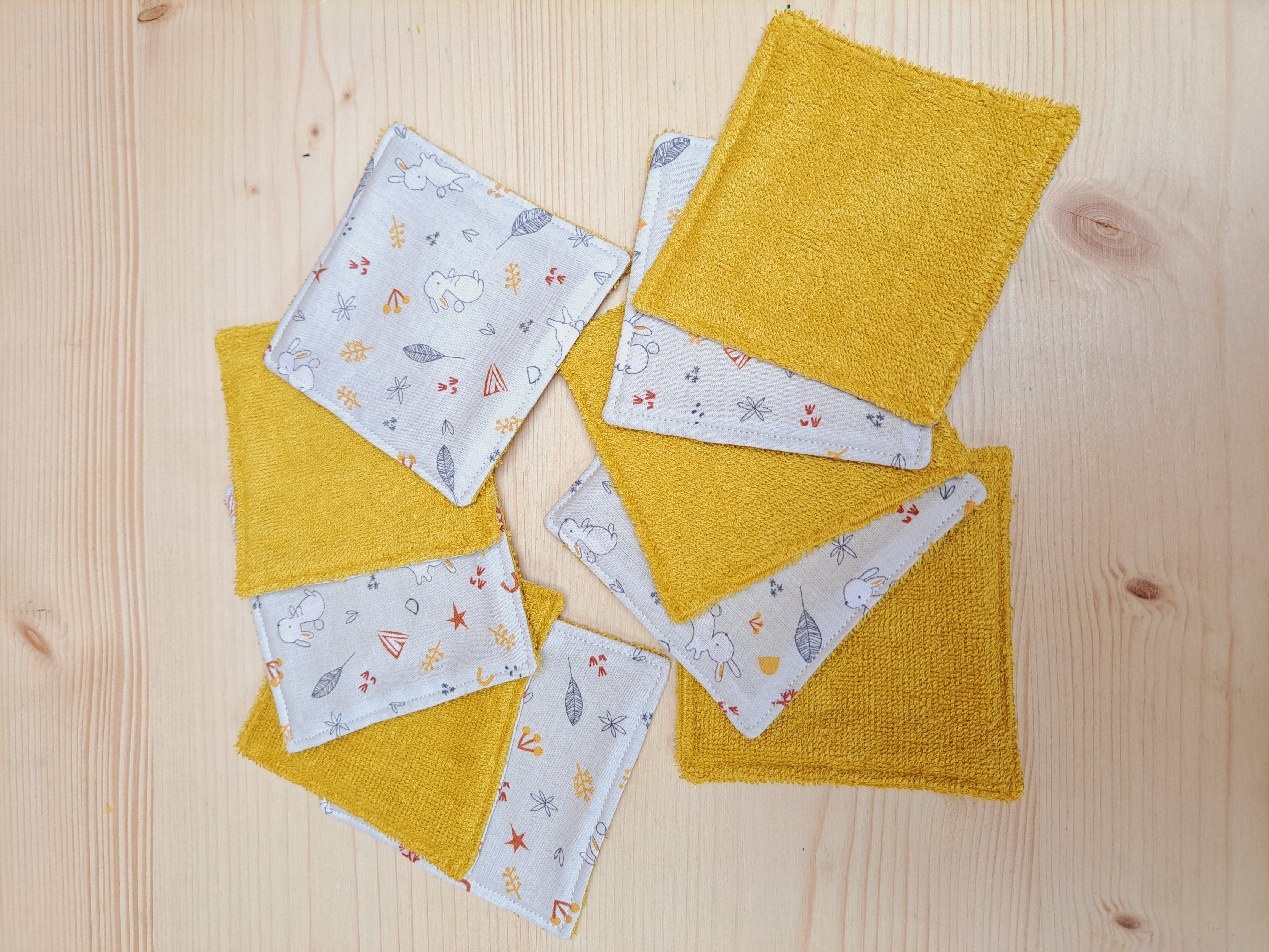 Lot de Lingettes Lavables