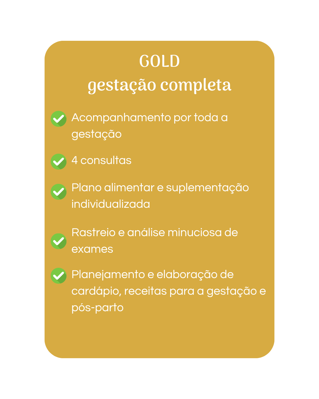 Gestação Completa Gold