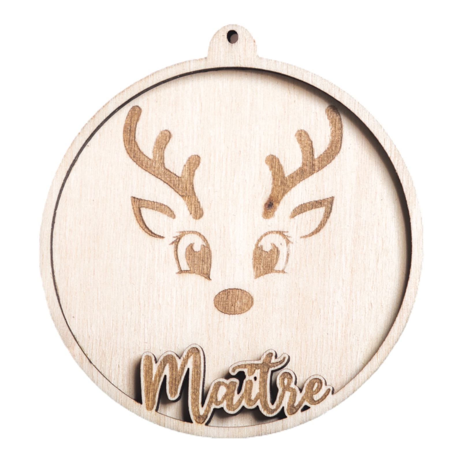 Boules de noël maitre, maitresse ou nounou