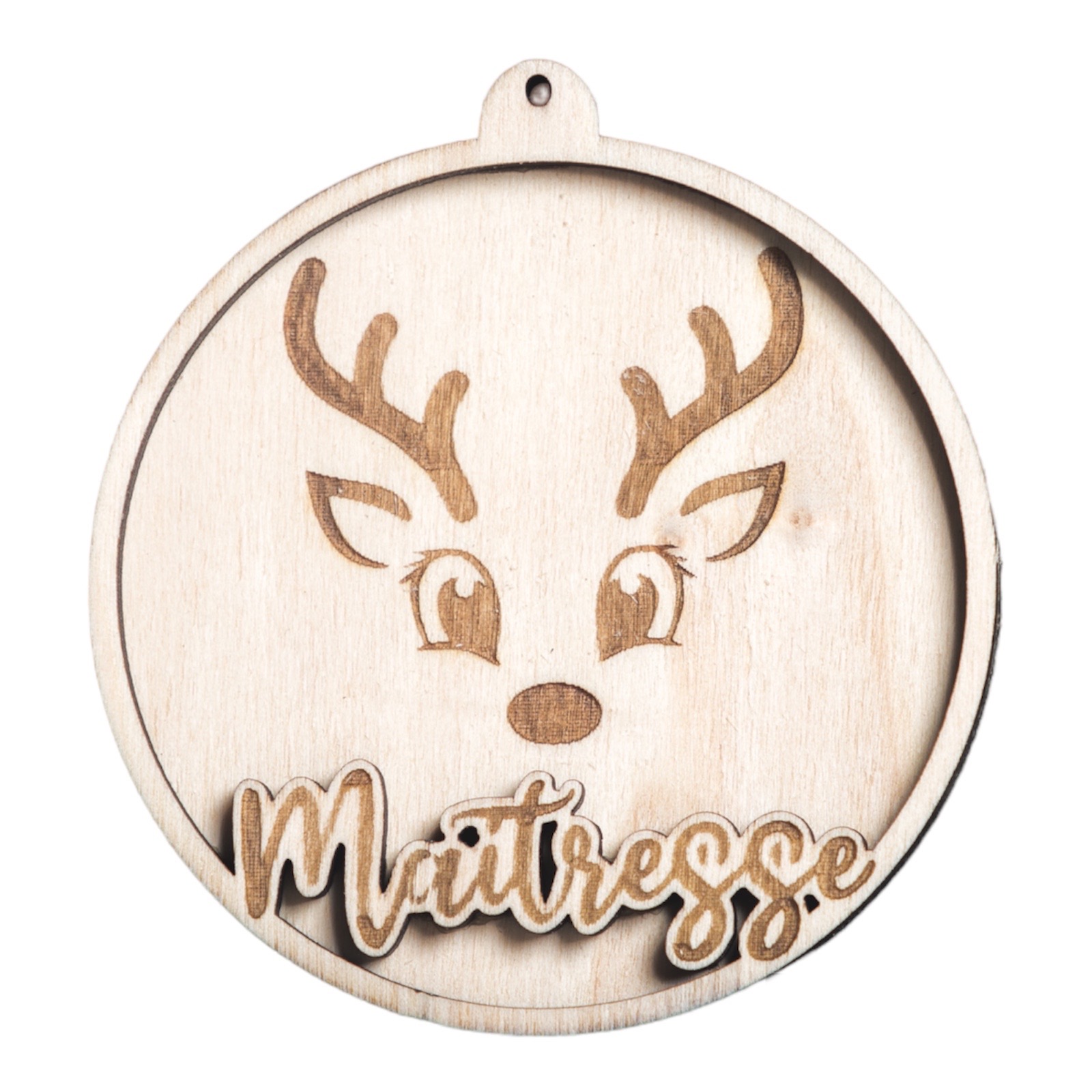 Boules de noël maitre, maitresse ou nounou