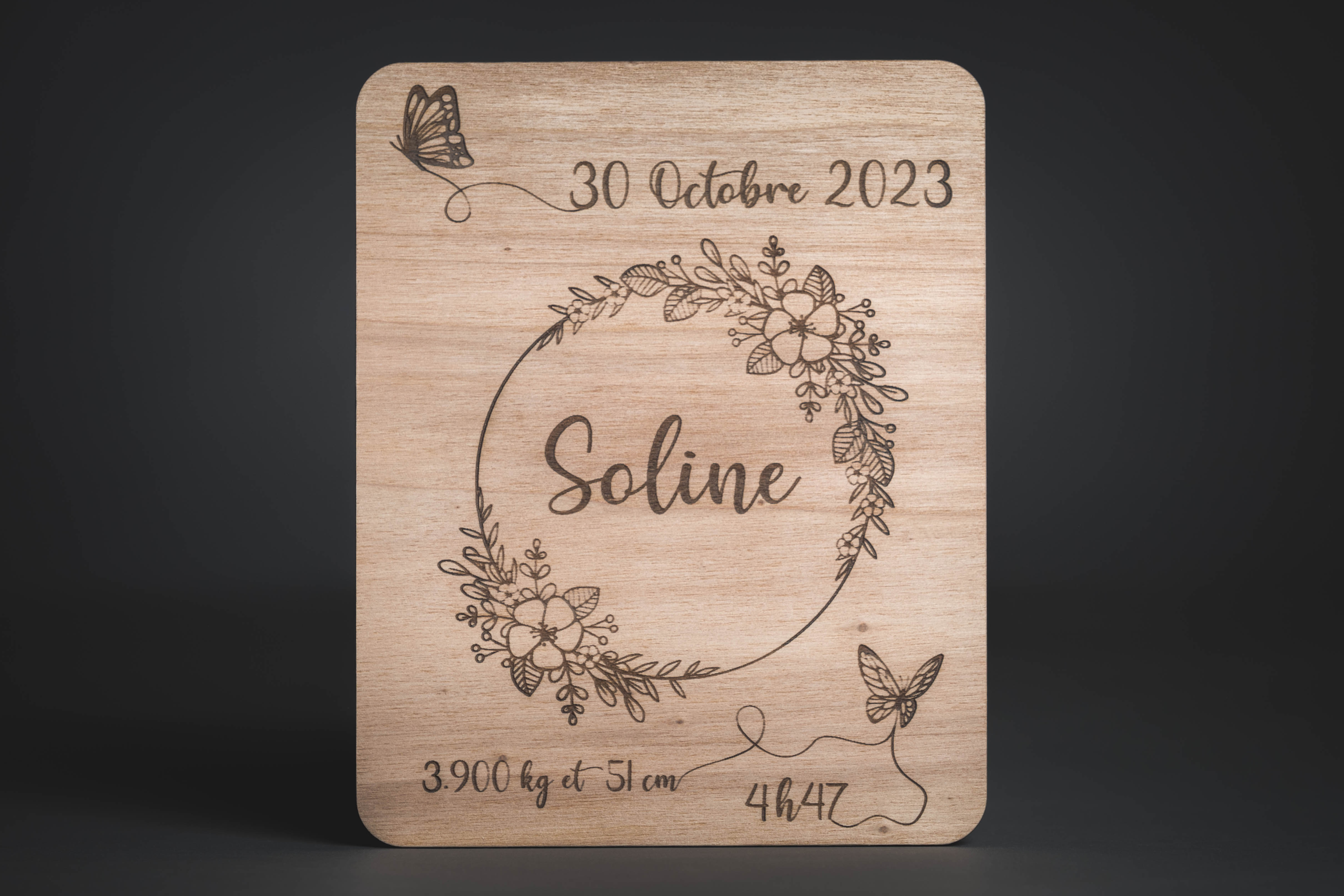 Plaque de naissance 