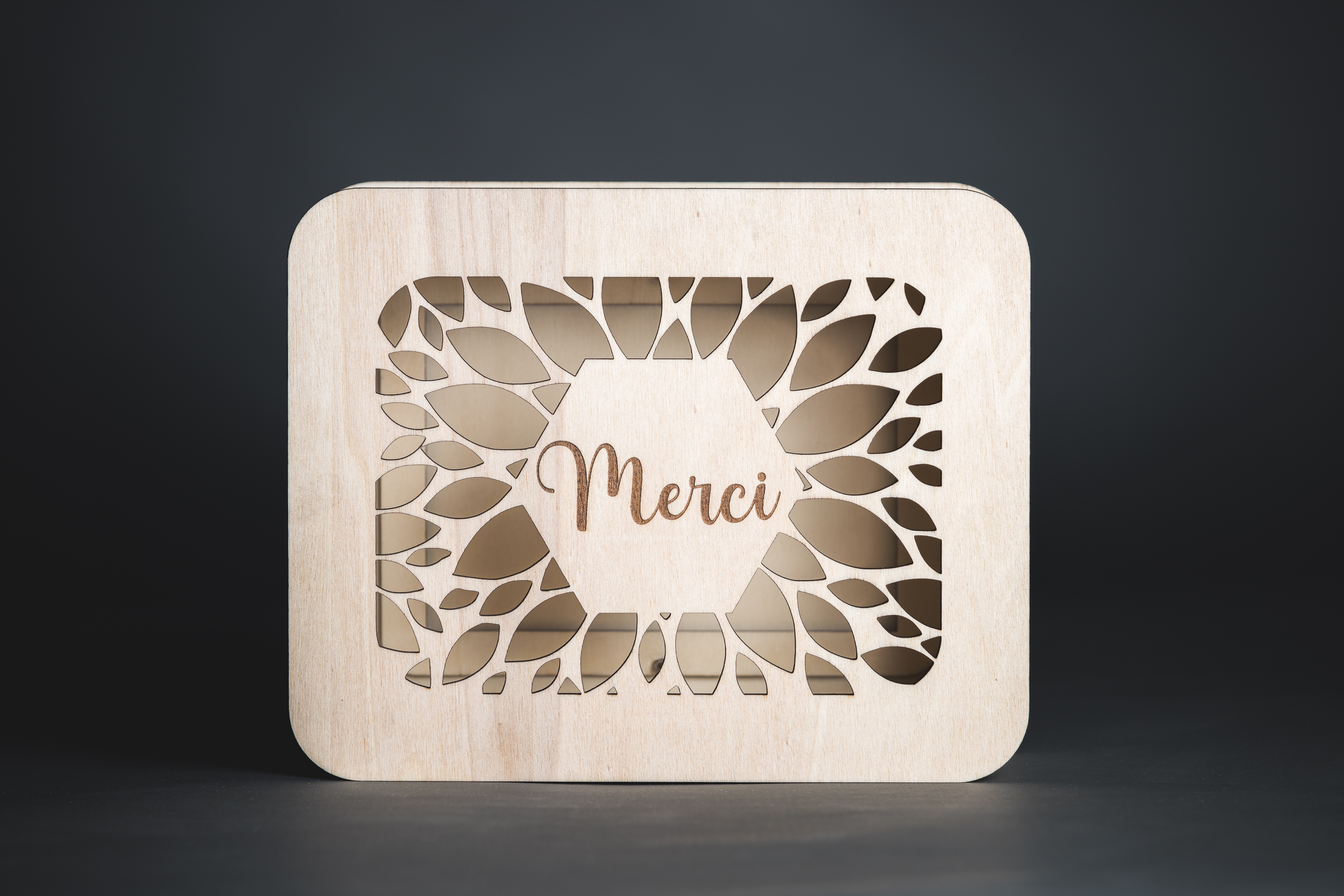 Boite de mariage ou anniversaire rectangle
