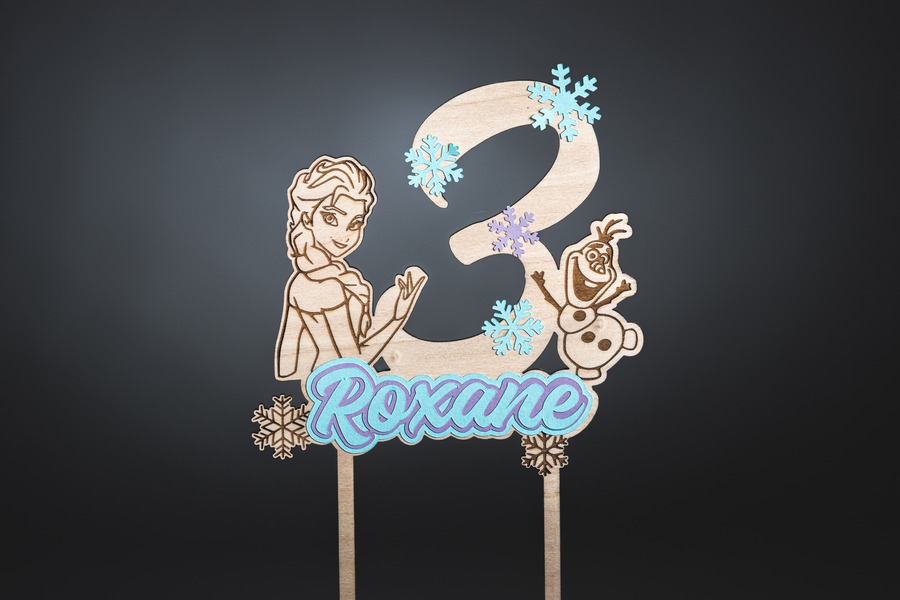 Cake topper personnalisé