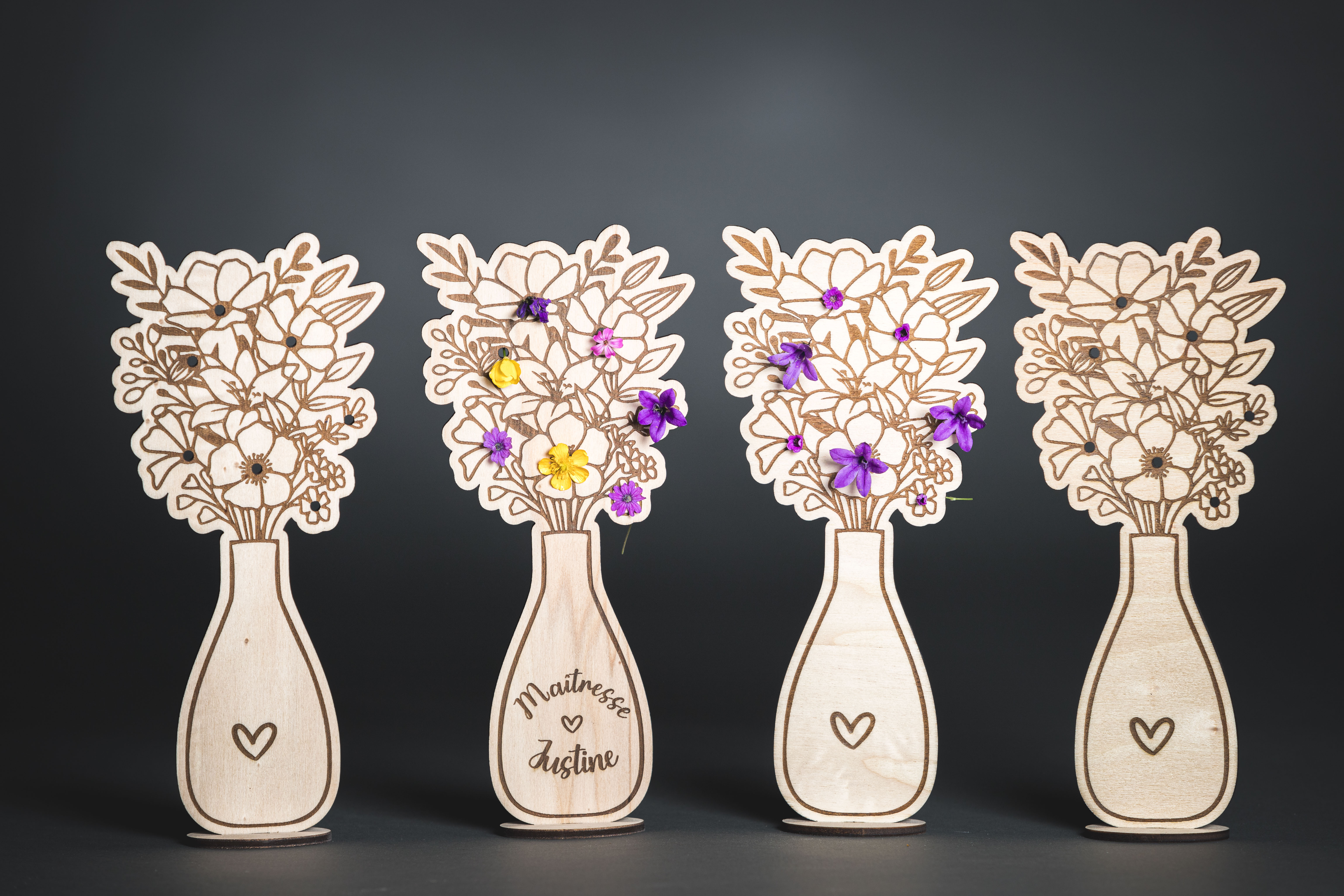 Bouquet de fleur maitresse - nounou - atsem