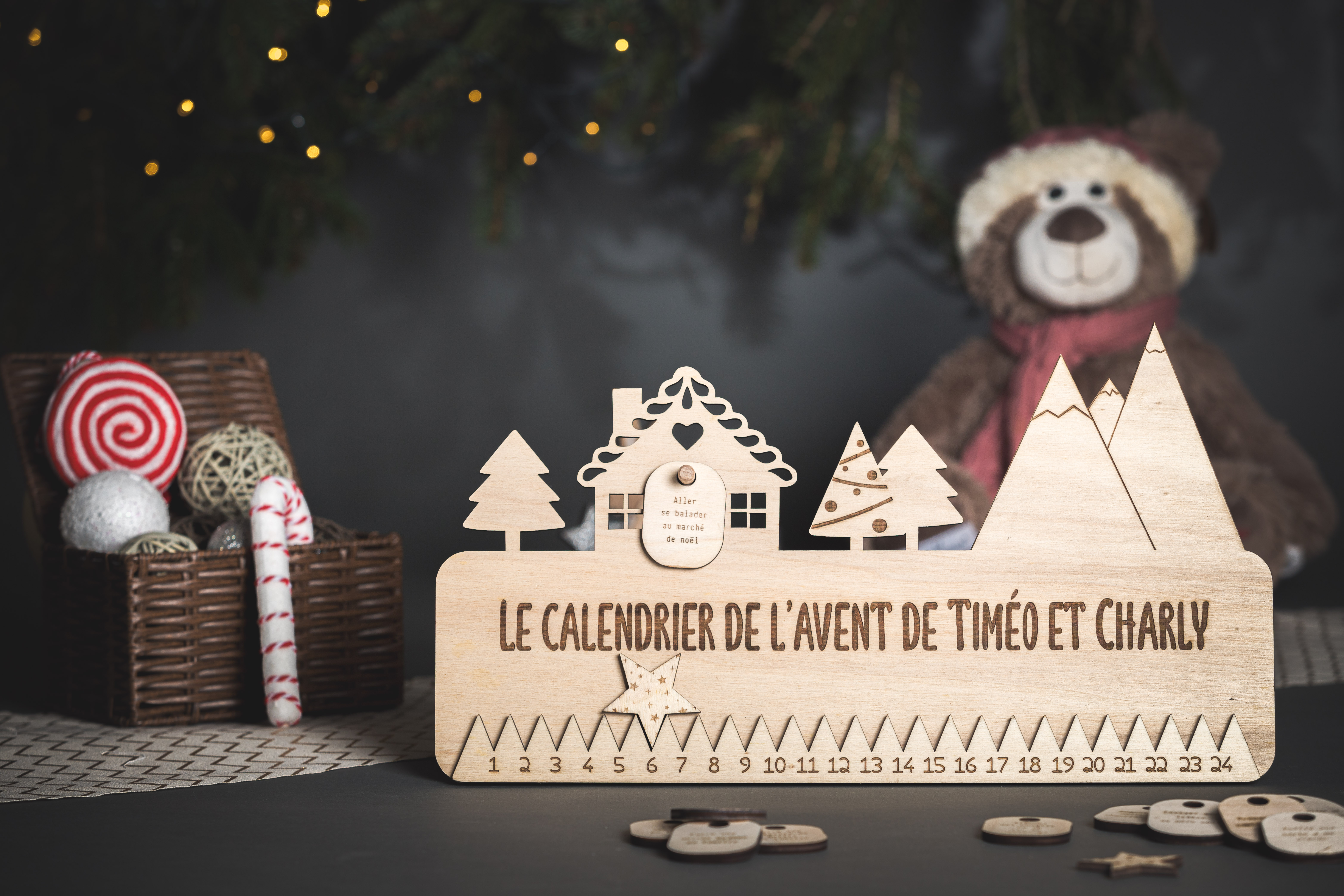 Calendrier de l'avent activités et moments en famille