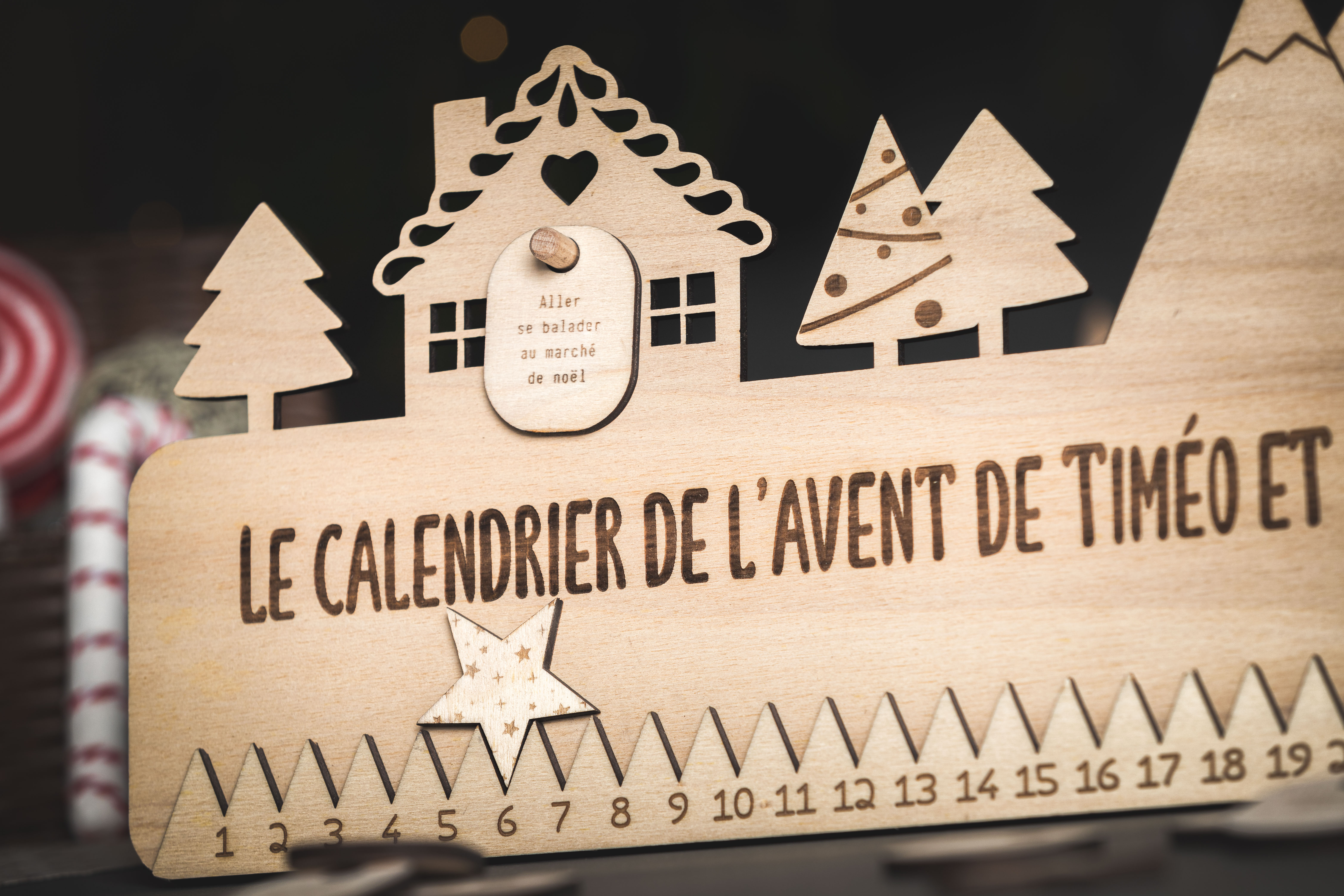 Calendrier de l'avent activités et moments en famille