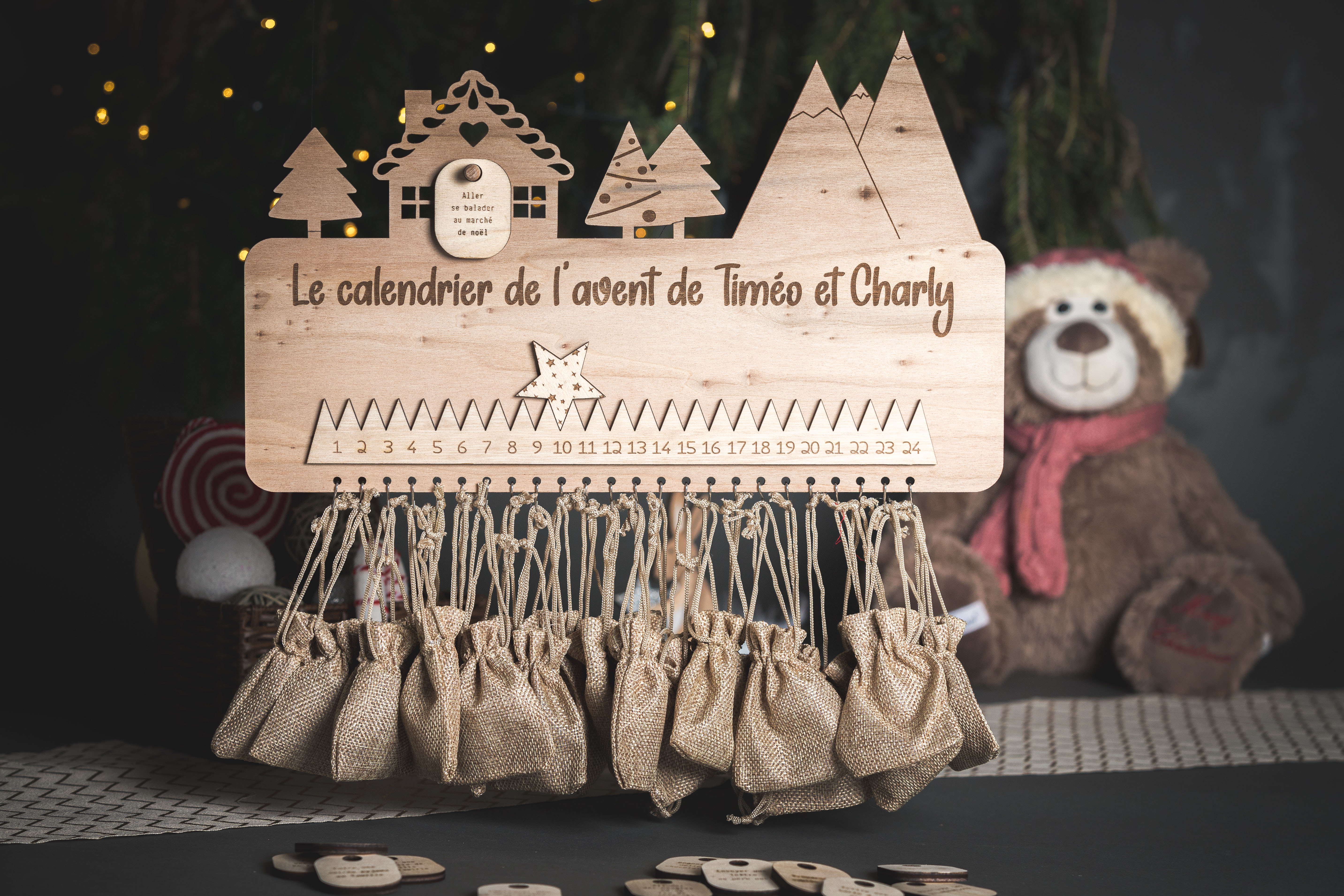 Calendrier de l'avent activités et moments en famille