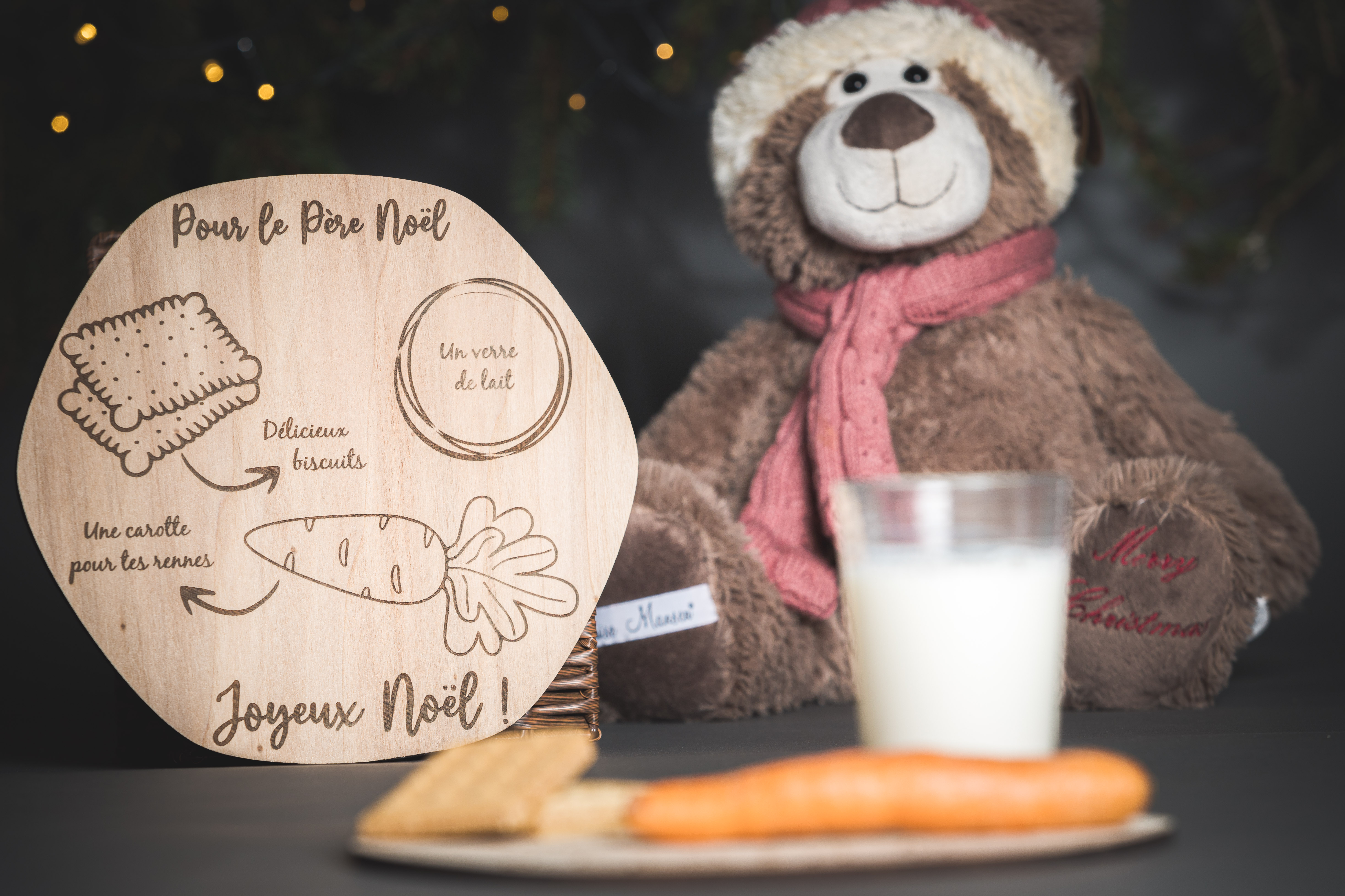 Le plateau du père noël