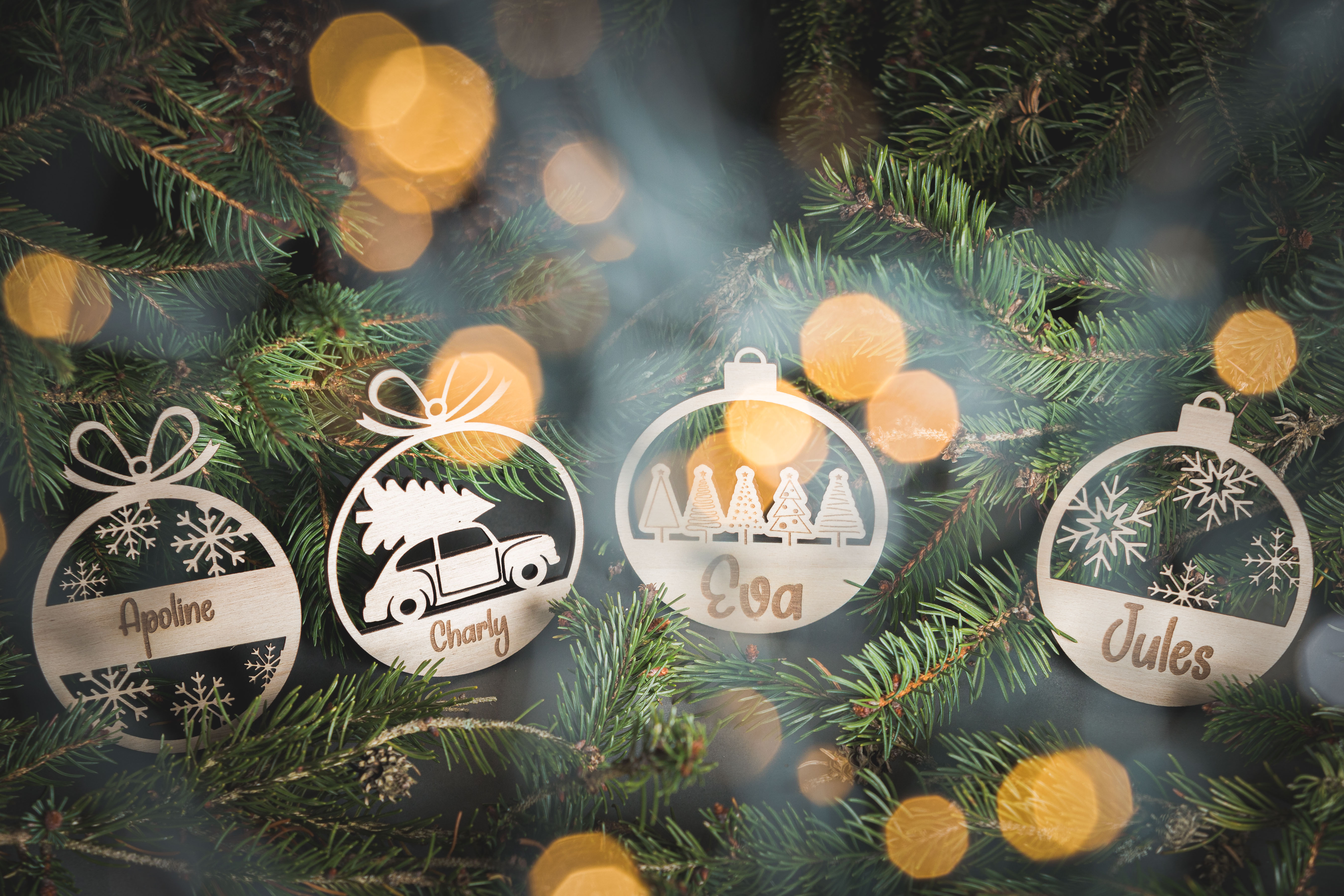 Boule de noël élégante