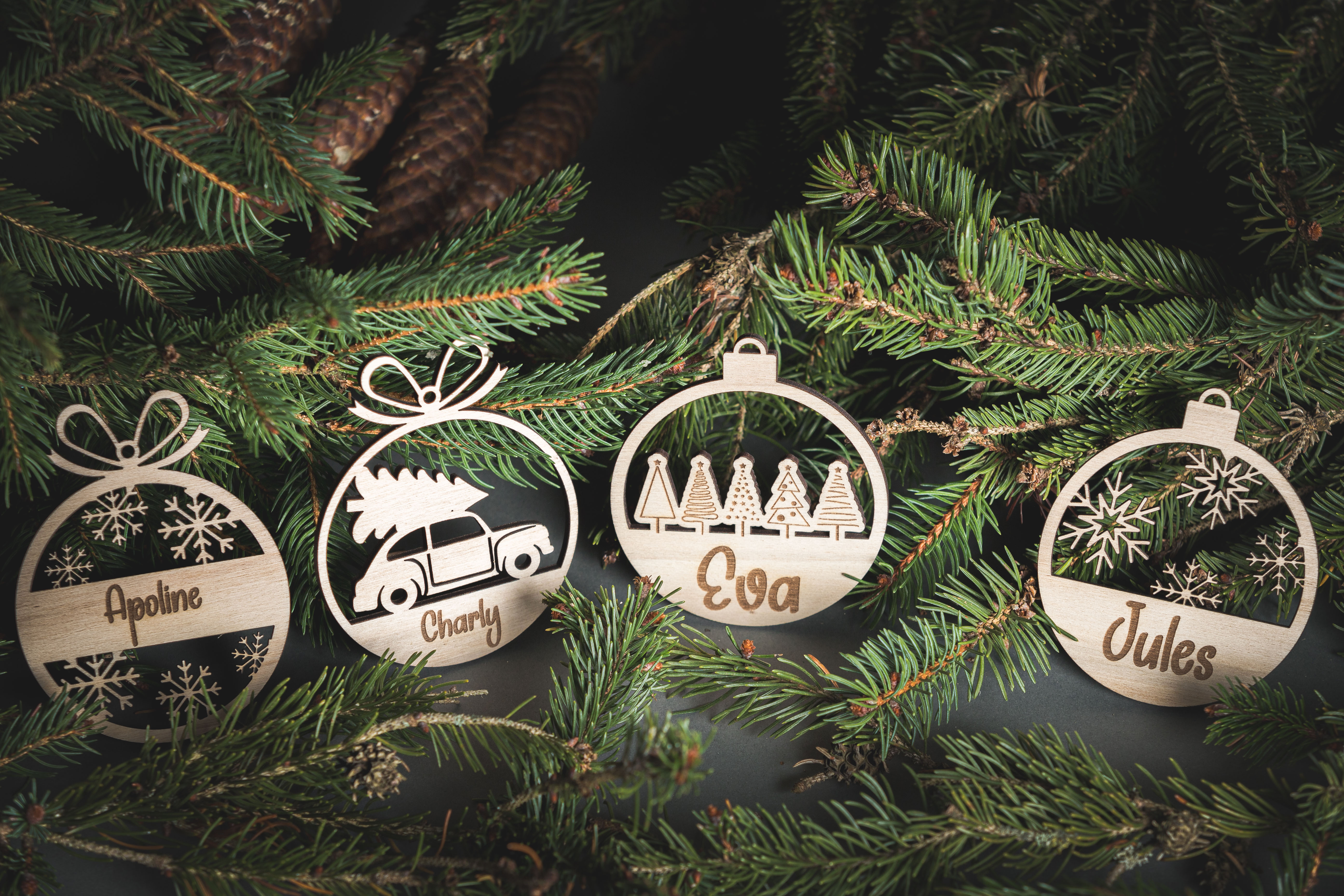 Boule de noël élégante