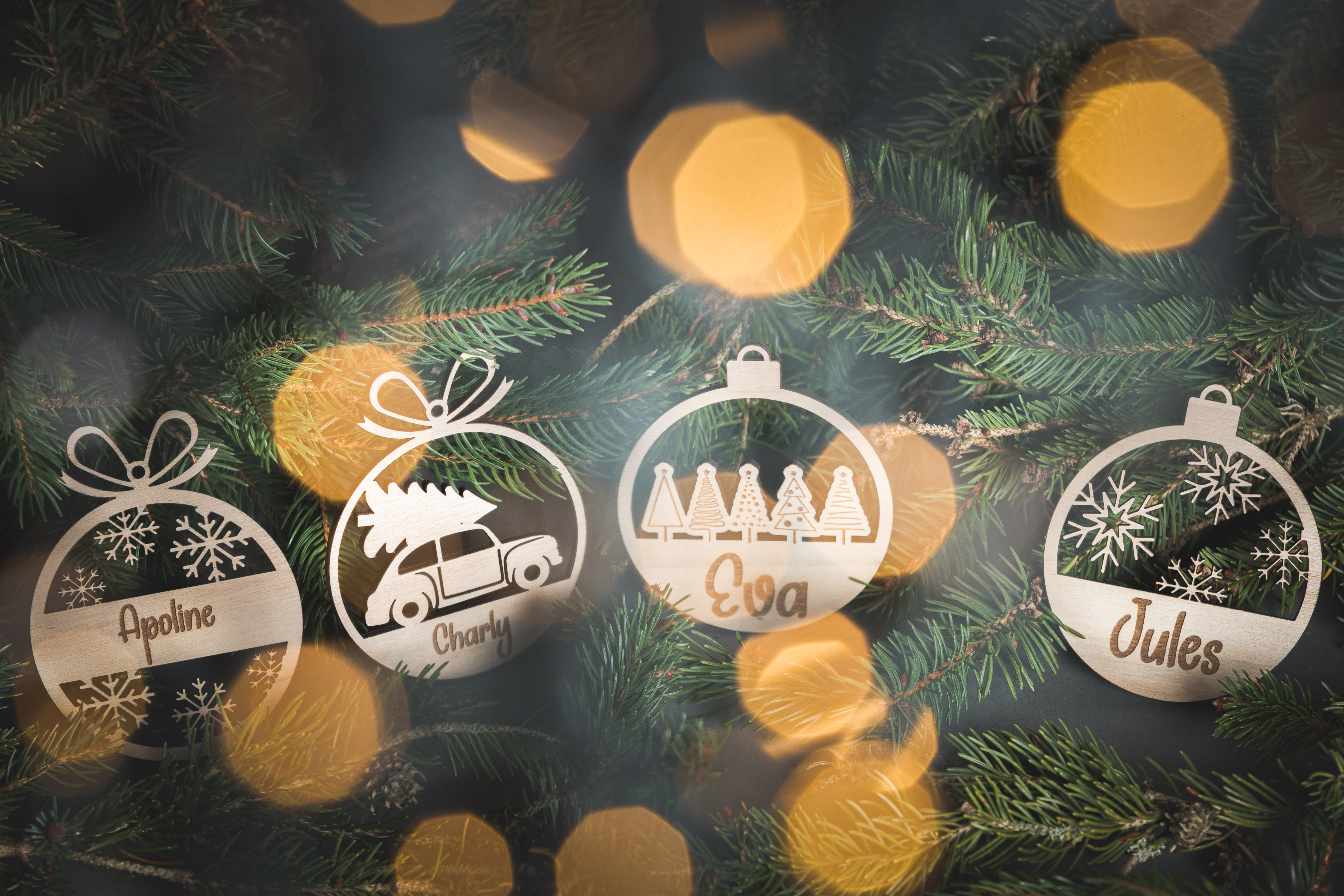 Boule de noël élégante