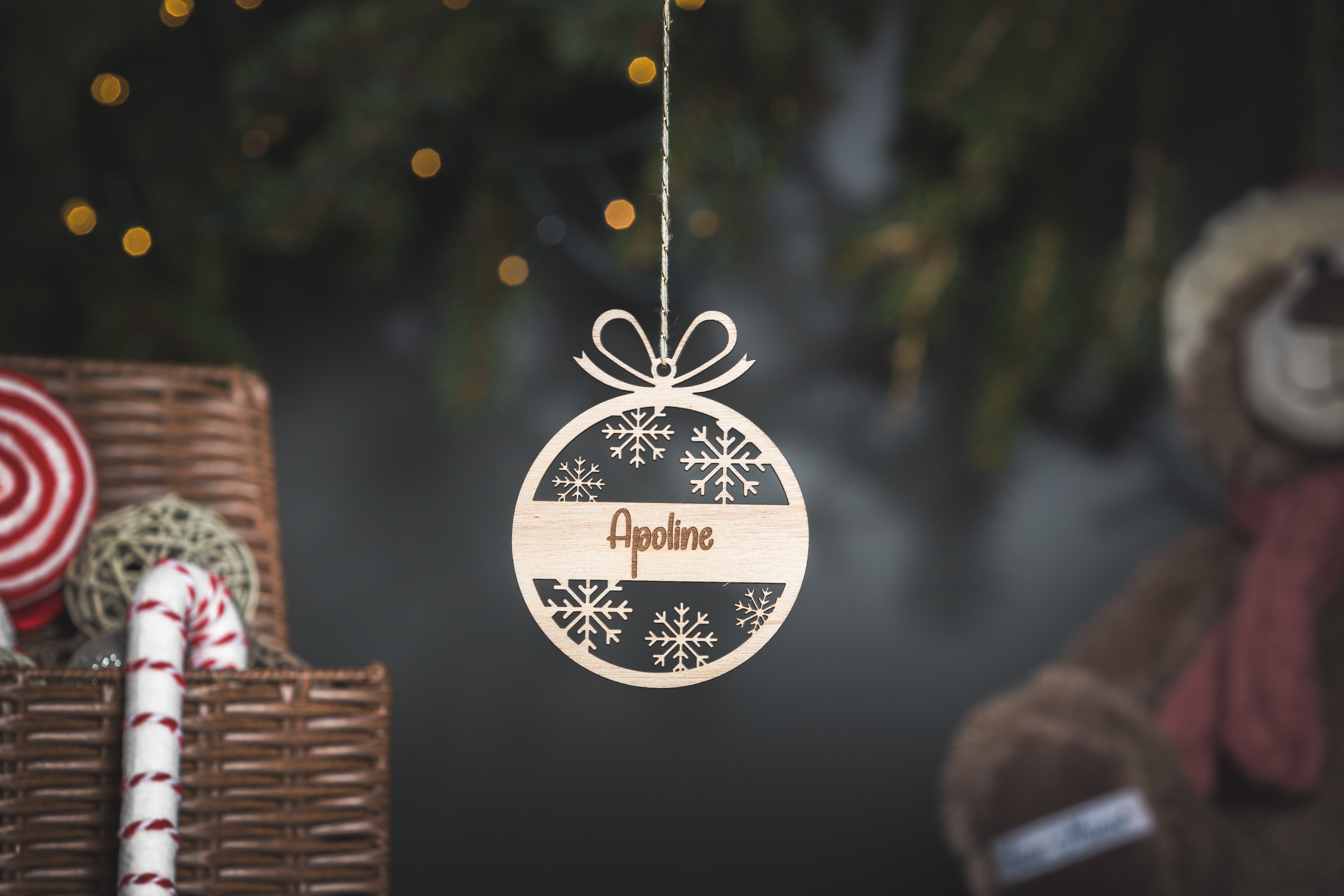 Boule de noël élégante