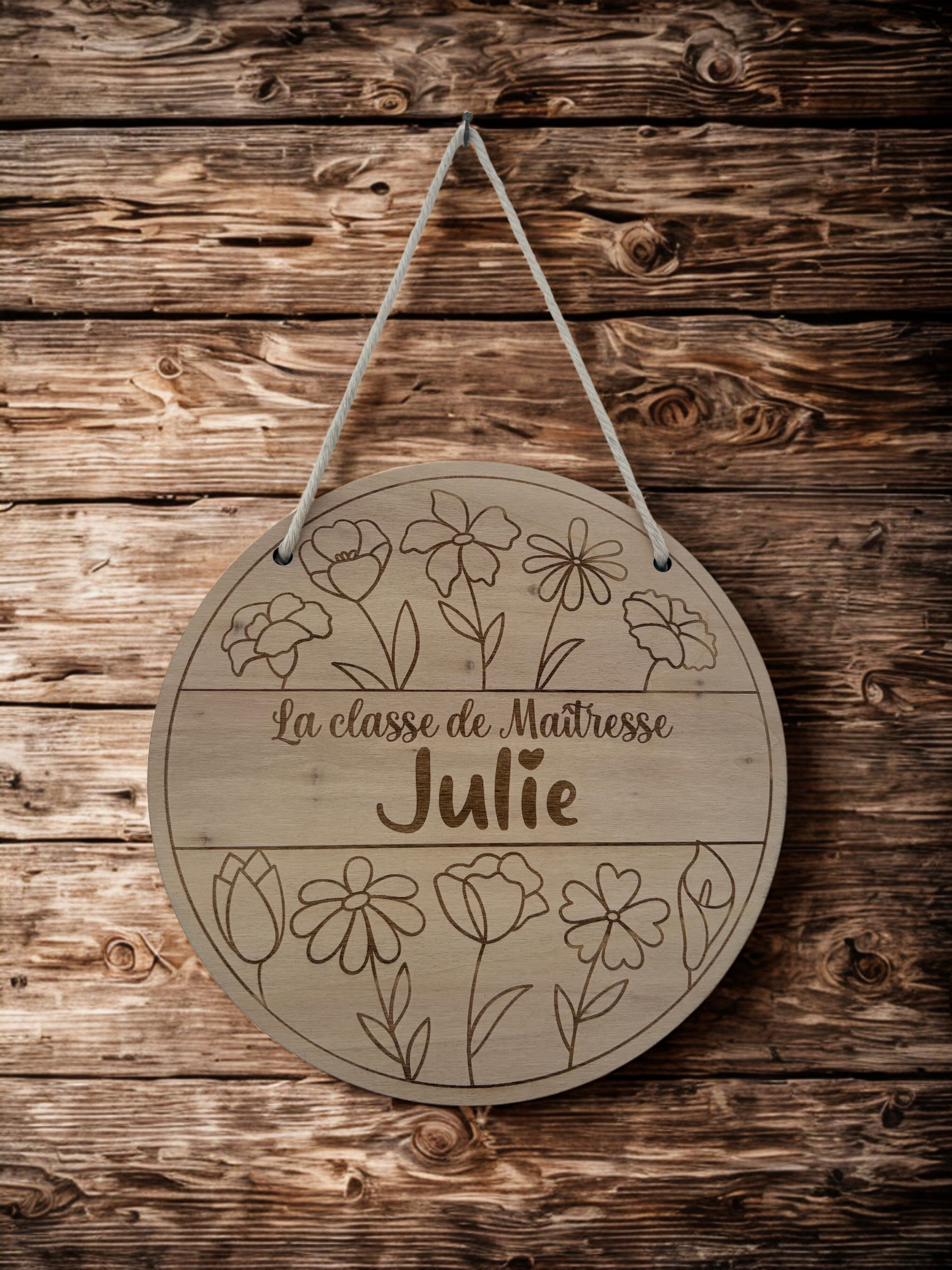 Pancartes personnalisées pour maîtres et maîtresses – 3 modèles au choix