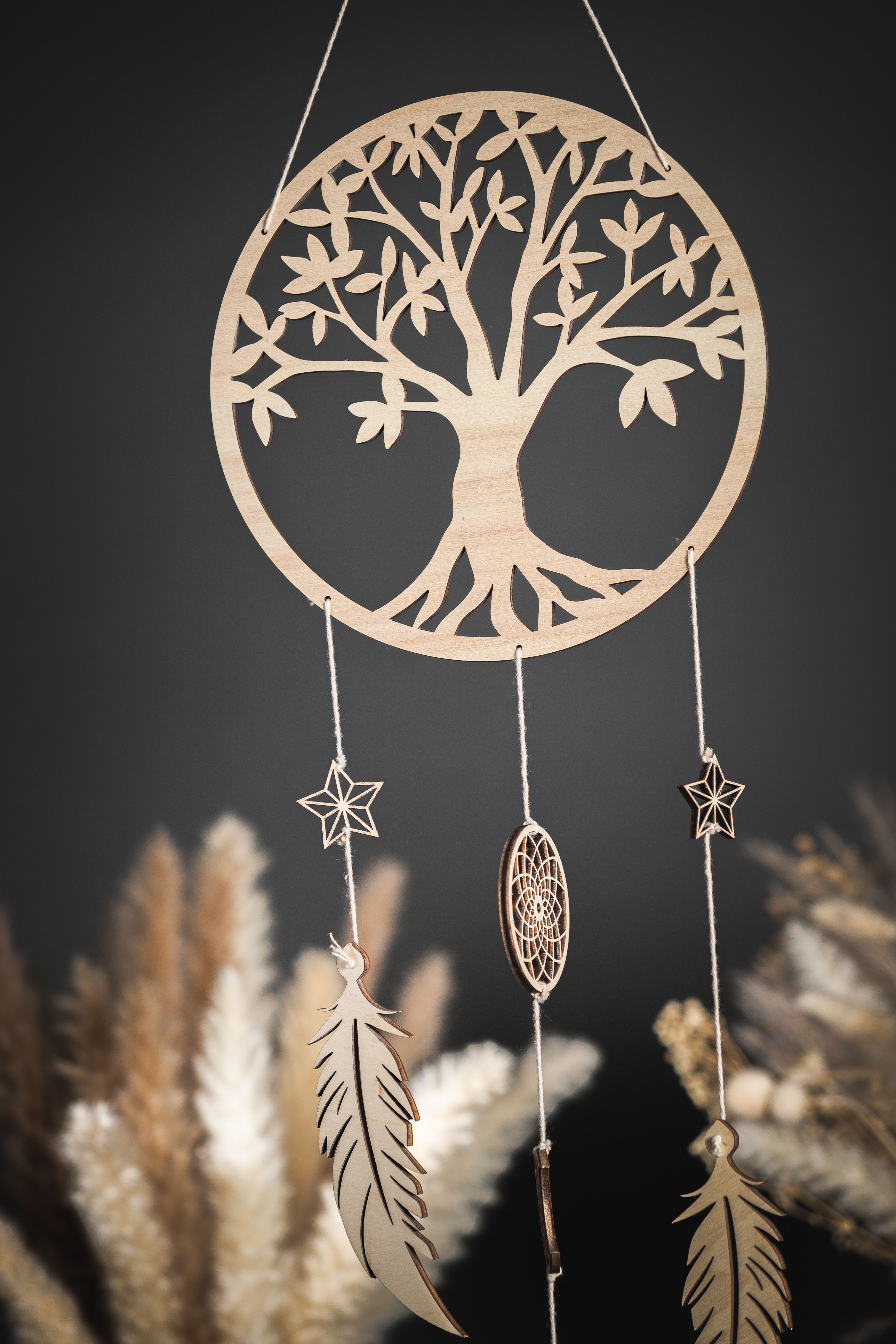 Attrape-rêves en bois