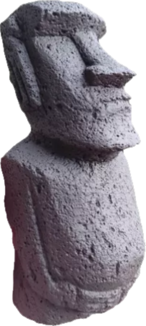 Livro Rapa Nui - Os mistérios da Ilha de Páscoa (Brinde - Moai)
