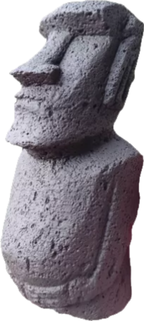 Livro Rapa Nui - Os mistérios da Ilha de Páscoa (Brinde - Moai)