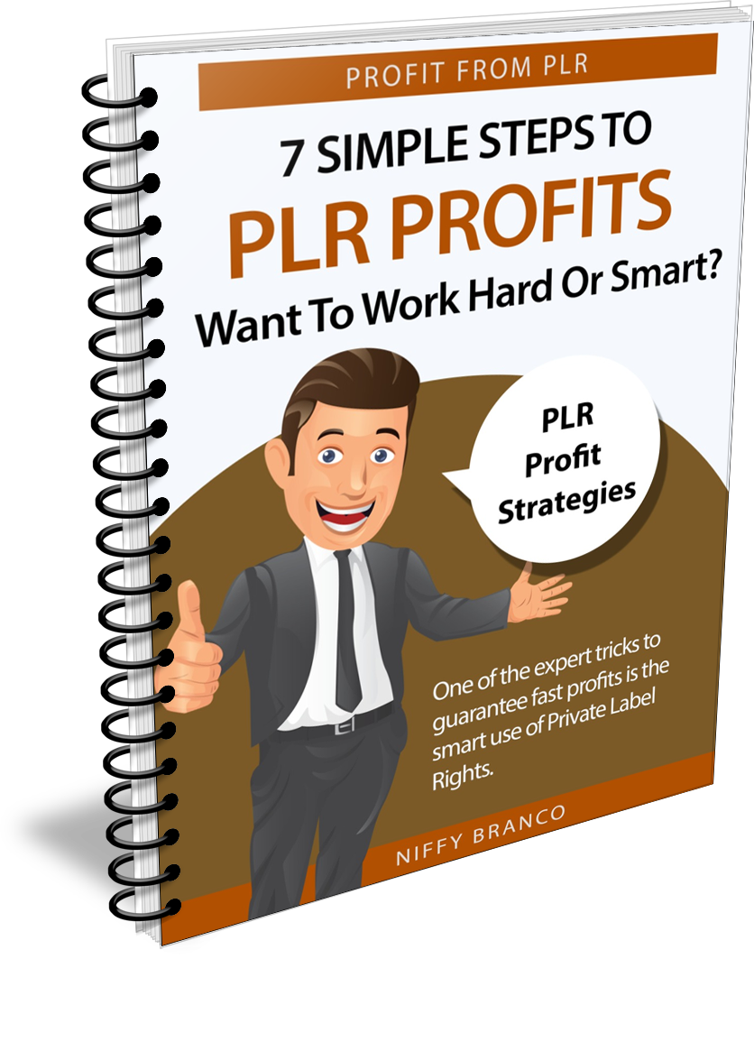 7 Simple Steps To PLR Profits Want Work Hard Or Smart