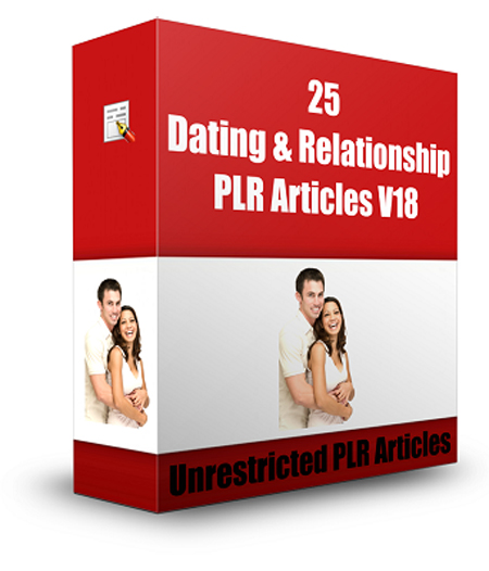 25 Dating and Relationships PLR Articles V18