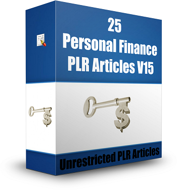 25 Personal Finance PLR Articles V15