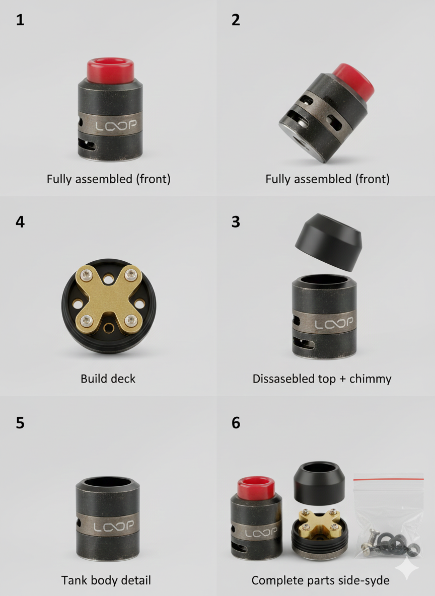 Loop RDA Rebuildable Dripping Atomizer