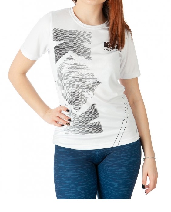Women T-shirts in white with KOK logo