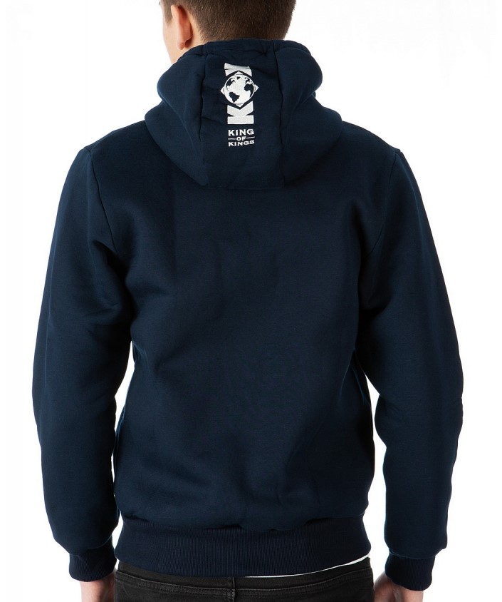 Men Hoody  In Navy Blue