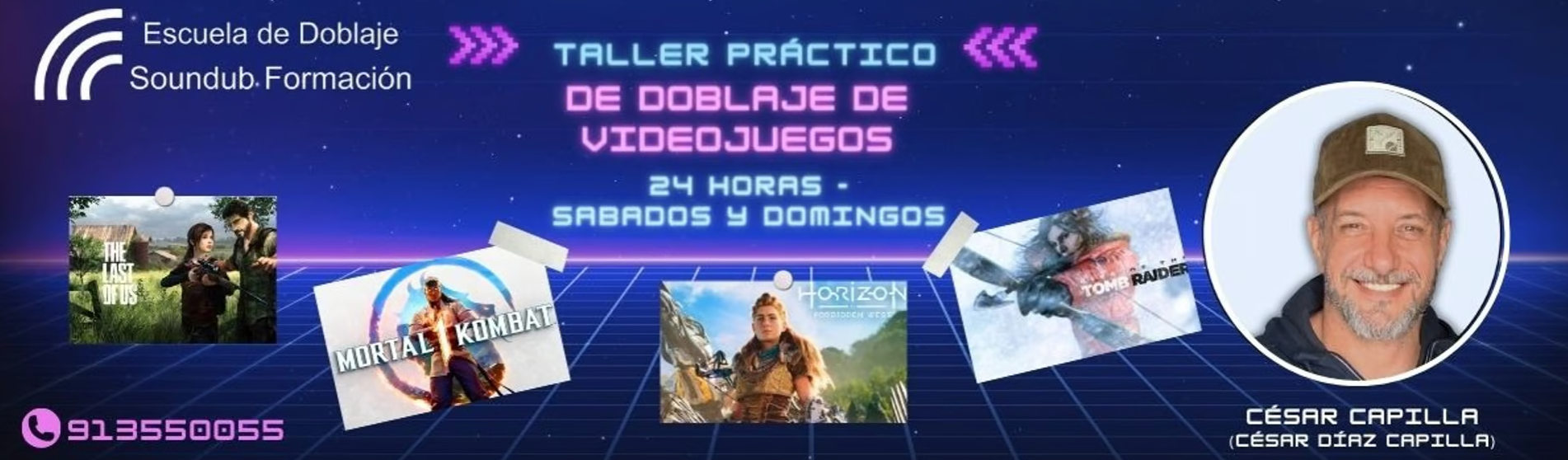 Taller práctico de doblaje de videojuegos