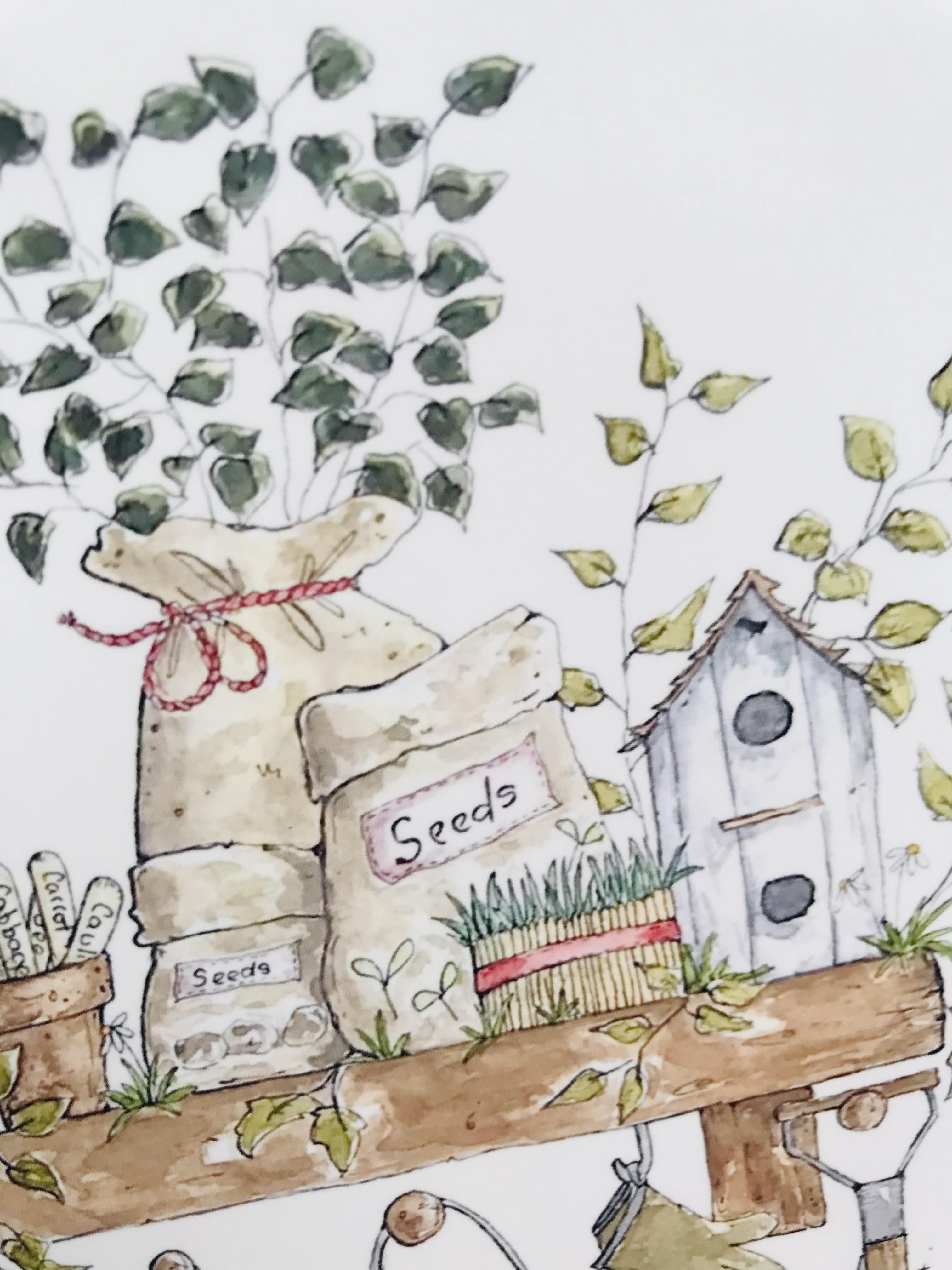 'The Gardeners Shelf' Print