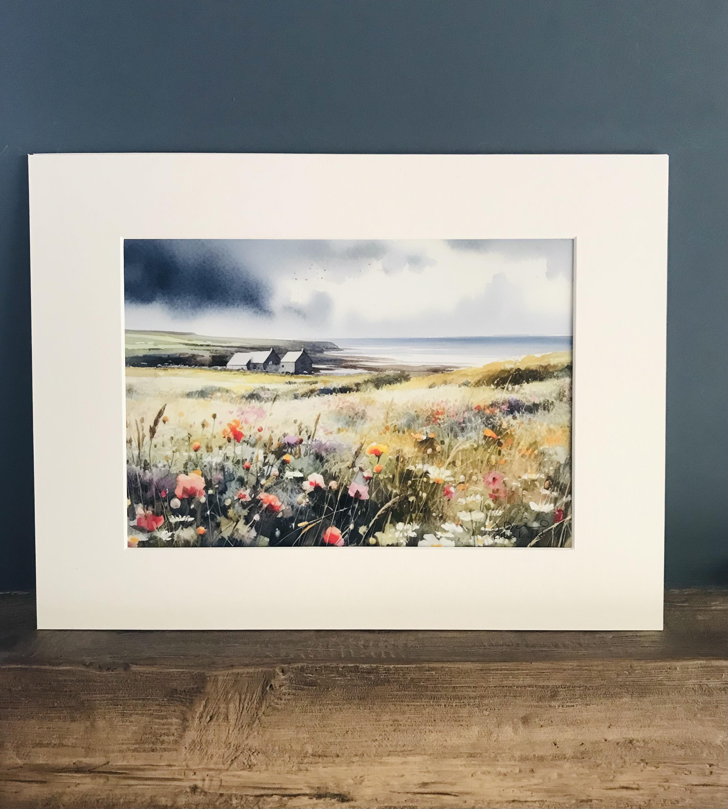 'Home By The Sea' A4 Print