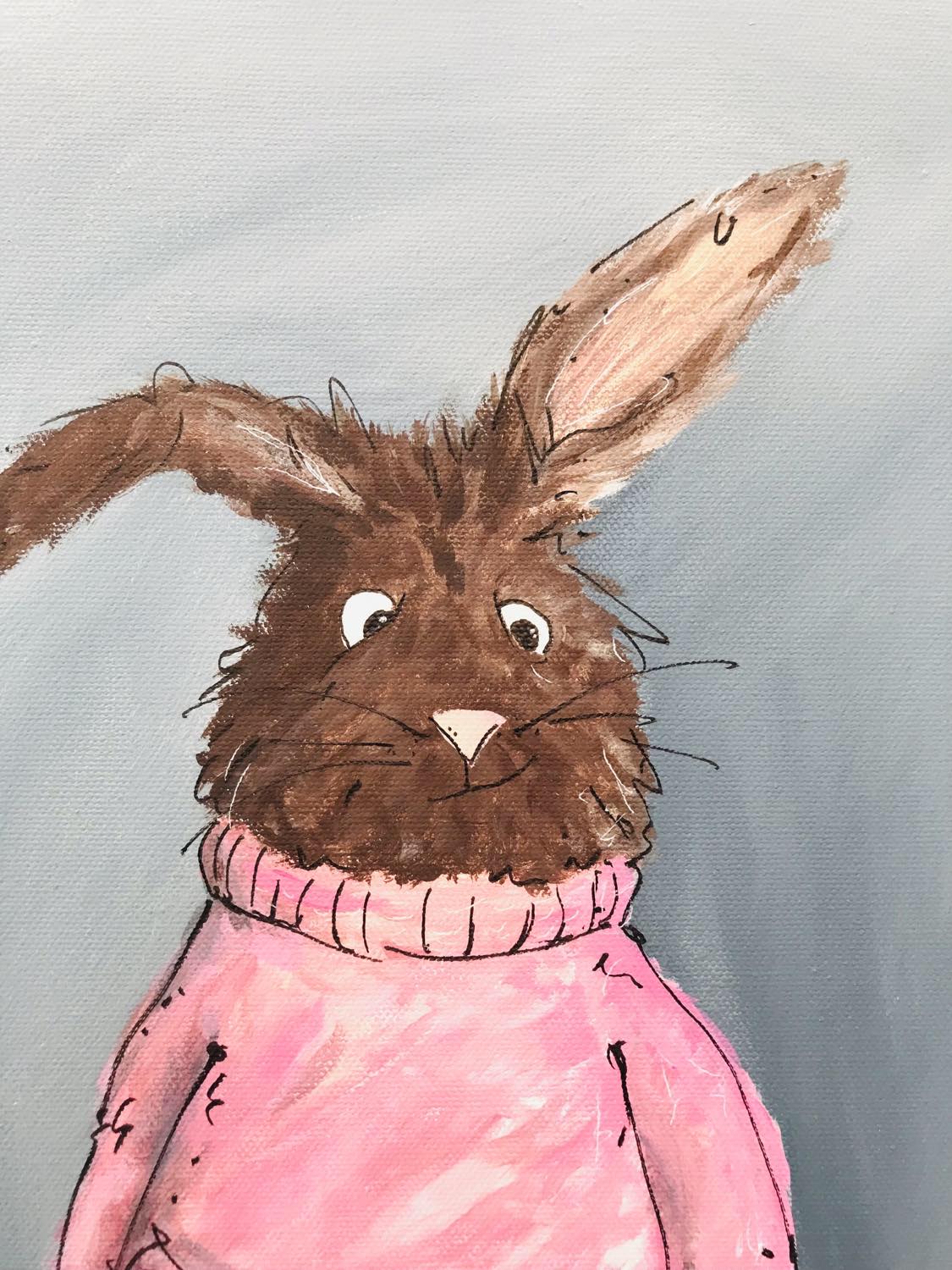 'Fran' Rabbit Print
