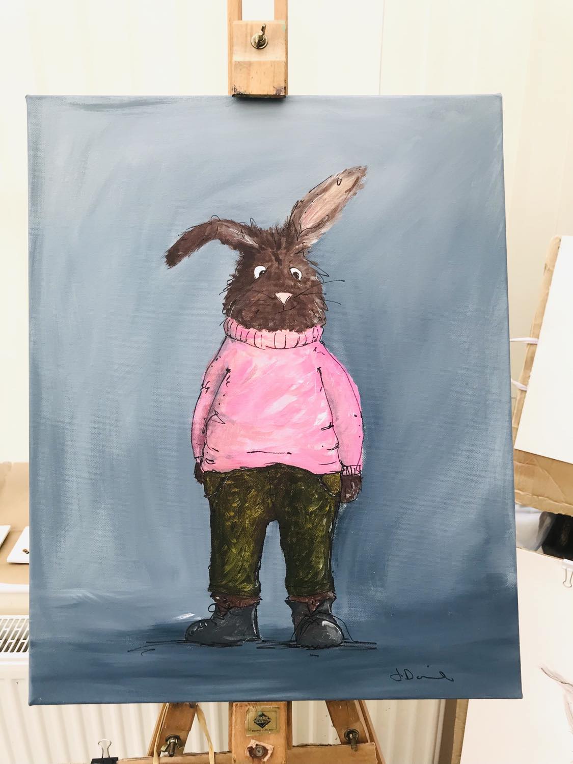 'Fran' Rabbit Print