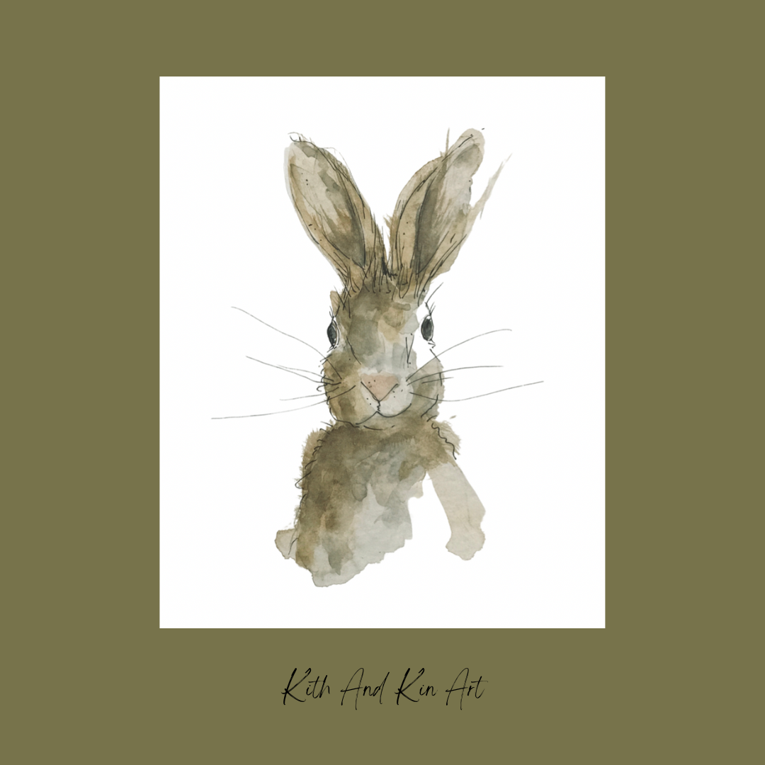 'Tilly' Rabbit Print