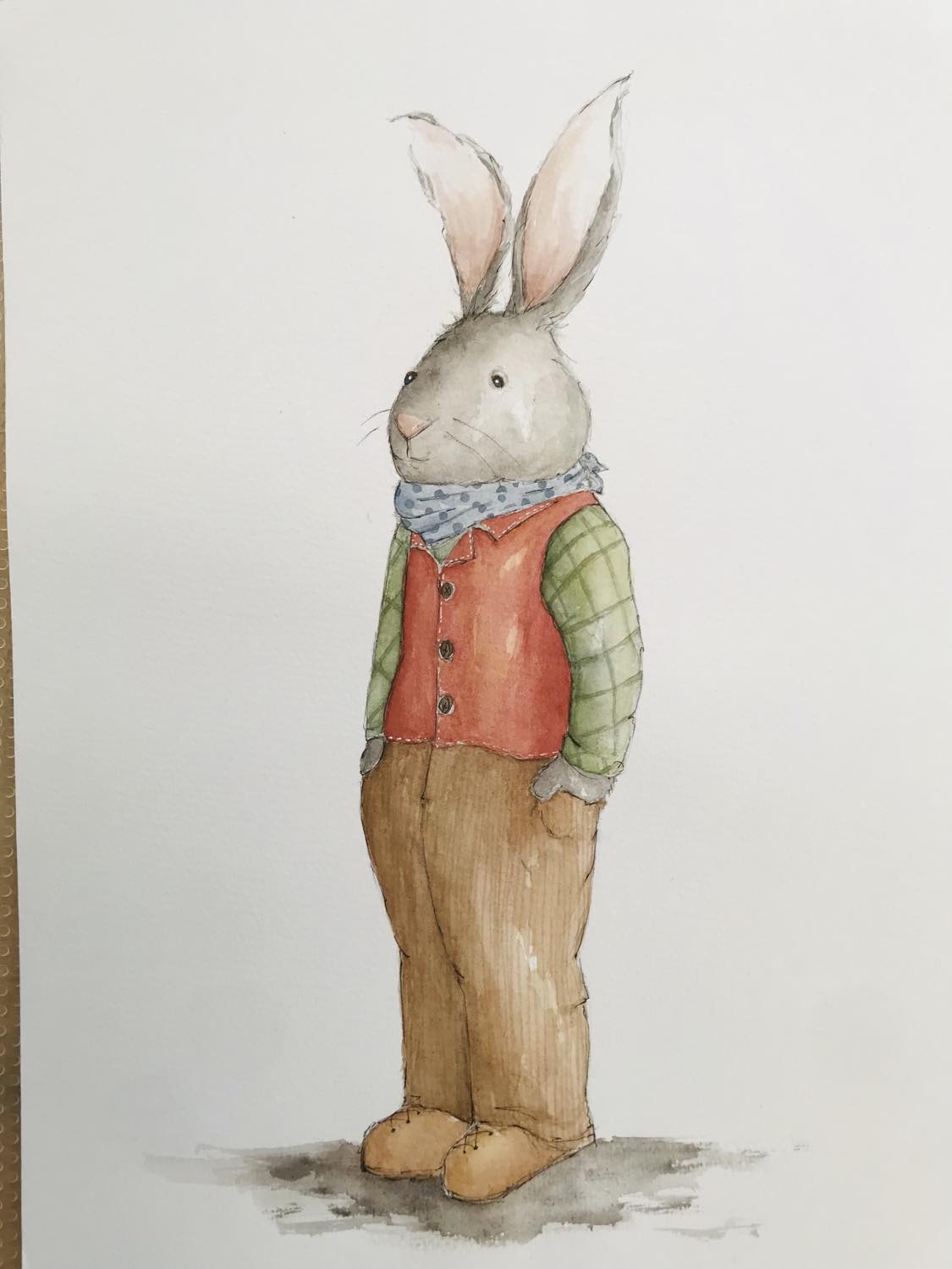 'Wilbur' Rabbit Print